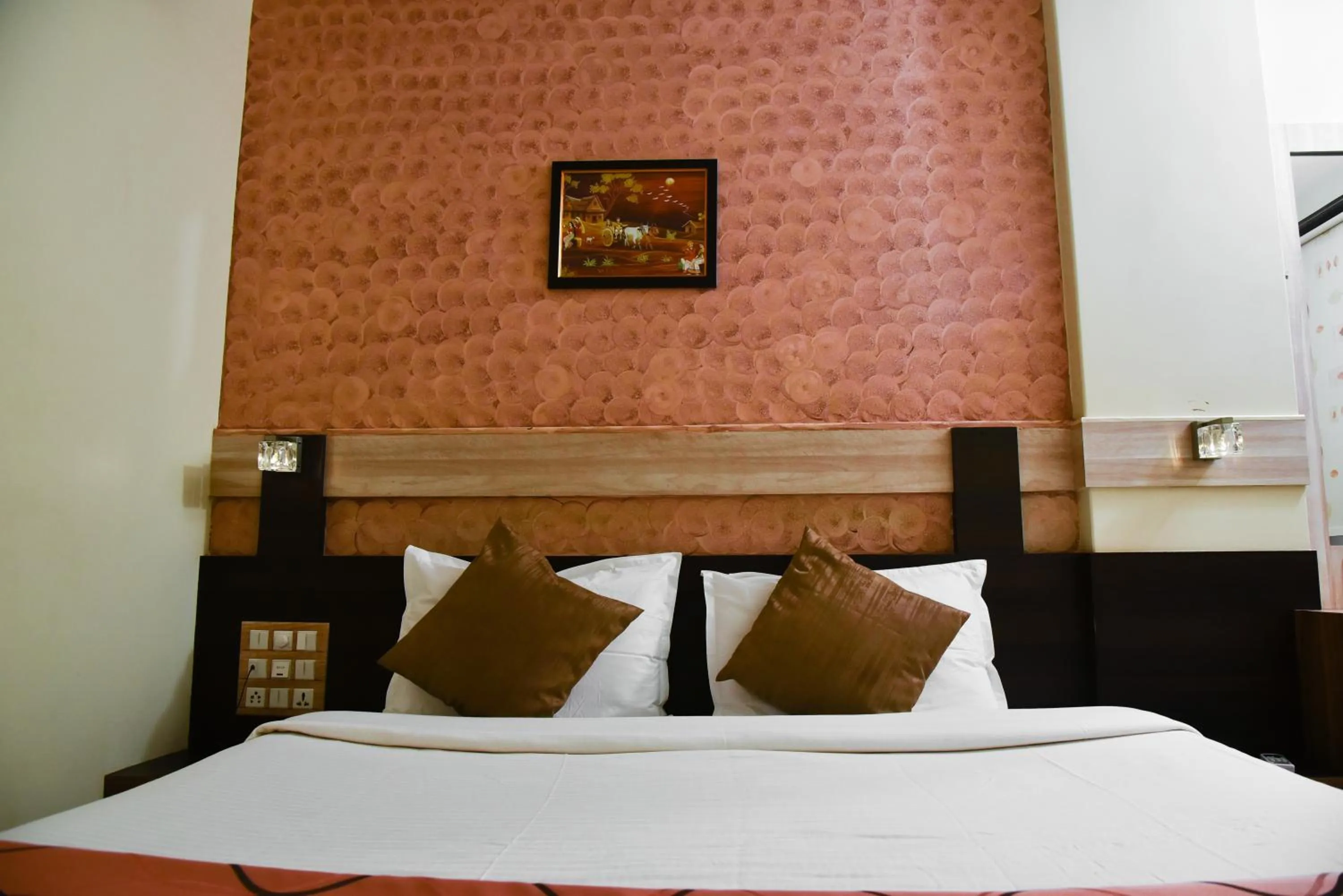 Photo of the whole room, Bed in Hotel Tulsi Residency