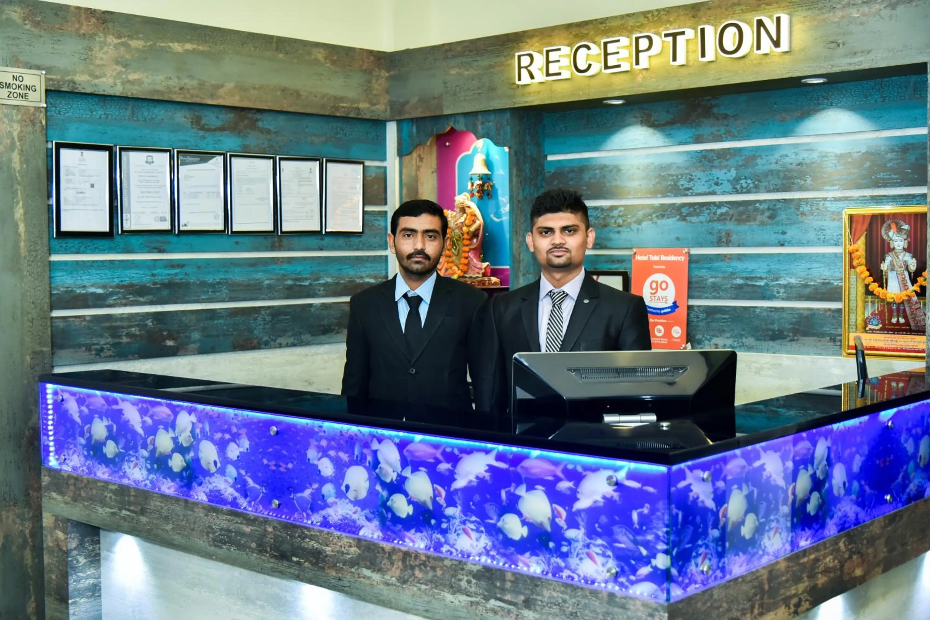 Lobby or reception in Hotel Tulsi Residency