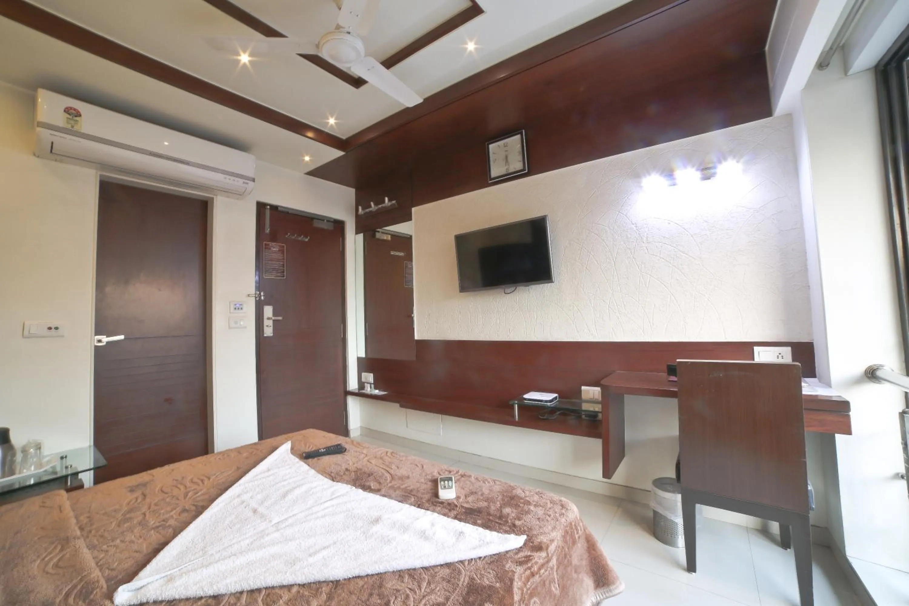 Photo of the whole room, Bed in Hotel Grand Pragati