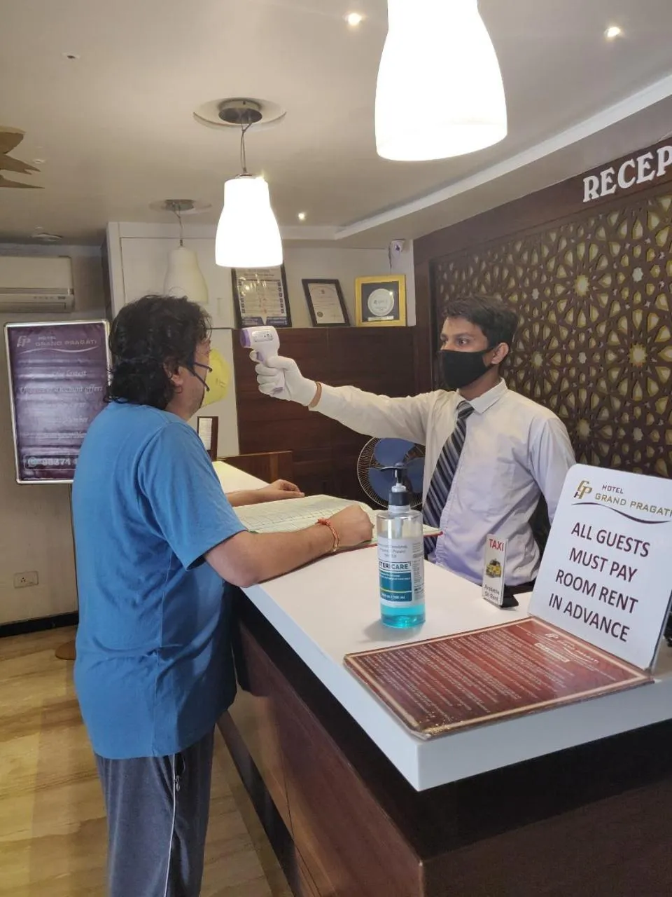 Lobby or reception in Hotel Grand Pragati