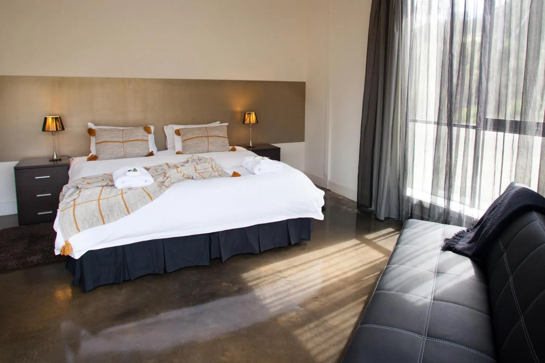 Bed in Saladin Lodge