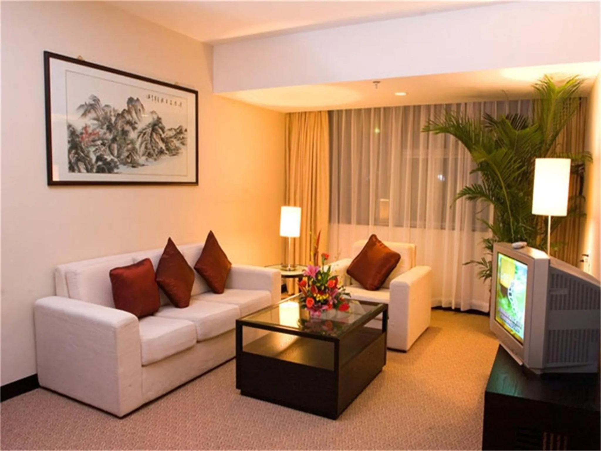 Living room in Skyline Plaza Hotel Guangzhou