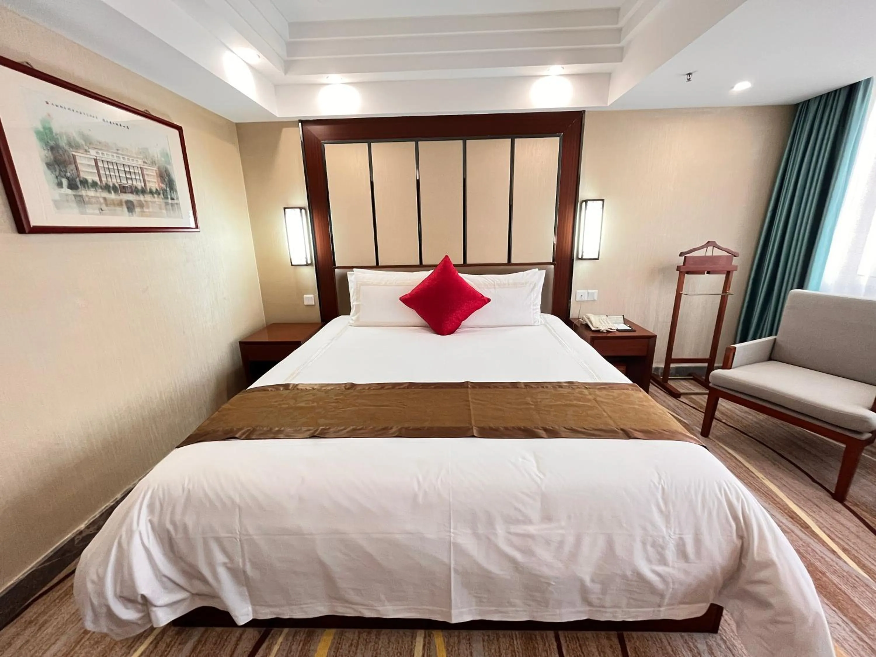 Bed in Skyline Plaza Hotel Guangzhou