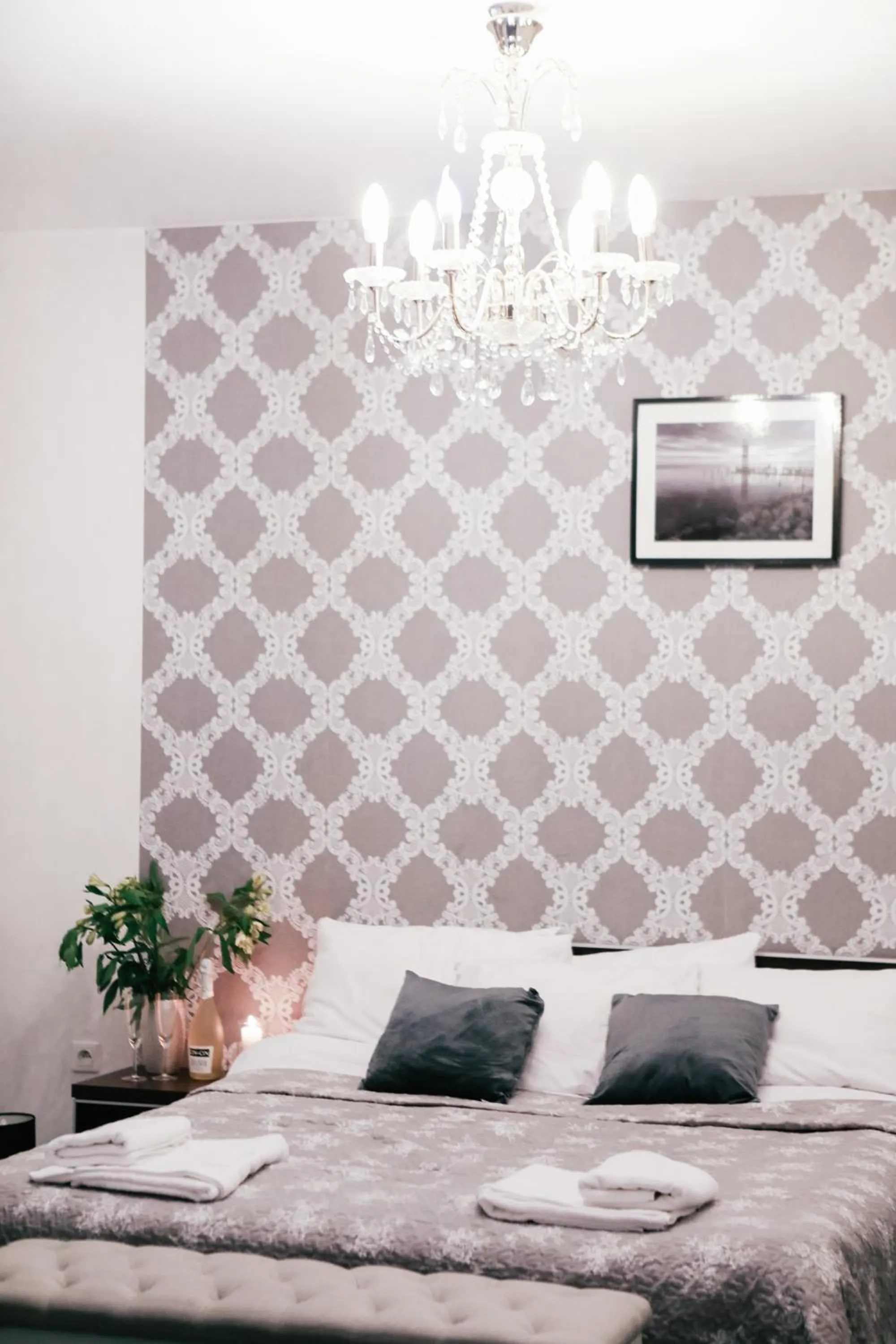 Bed in Hotel Złotogórski