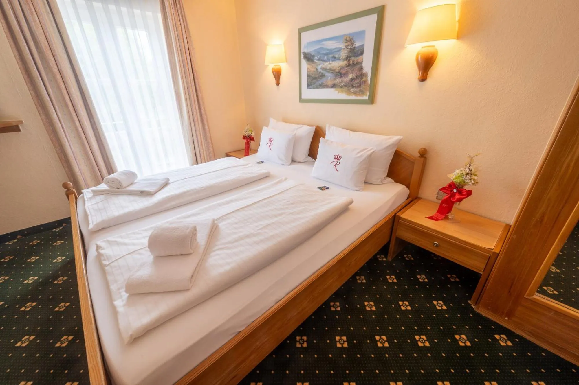 Bedroom, Bed in Chalét zum Kurfürst