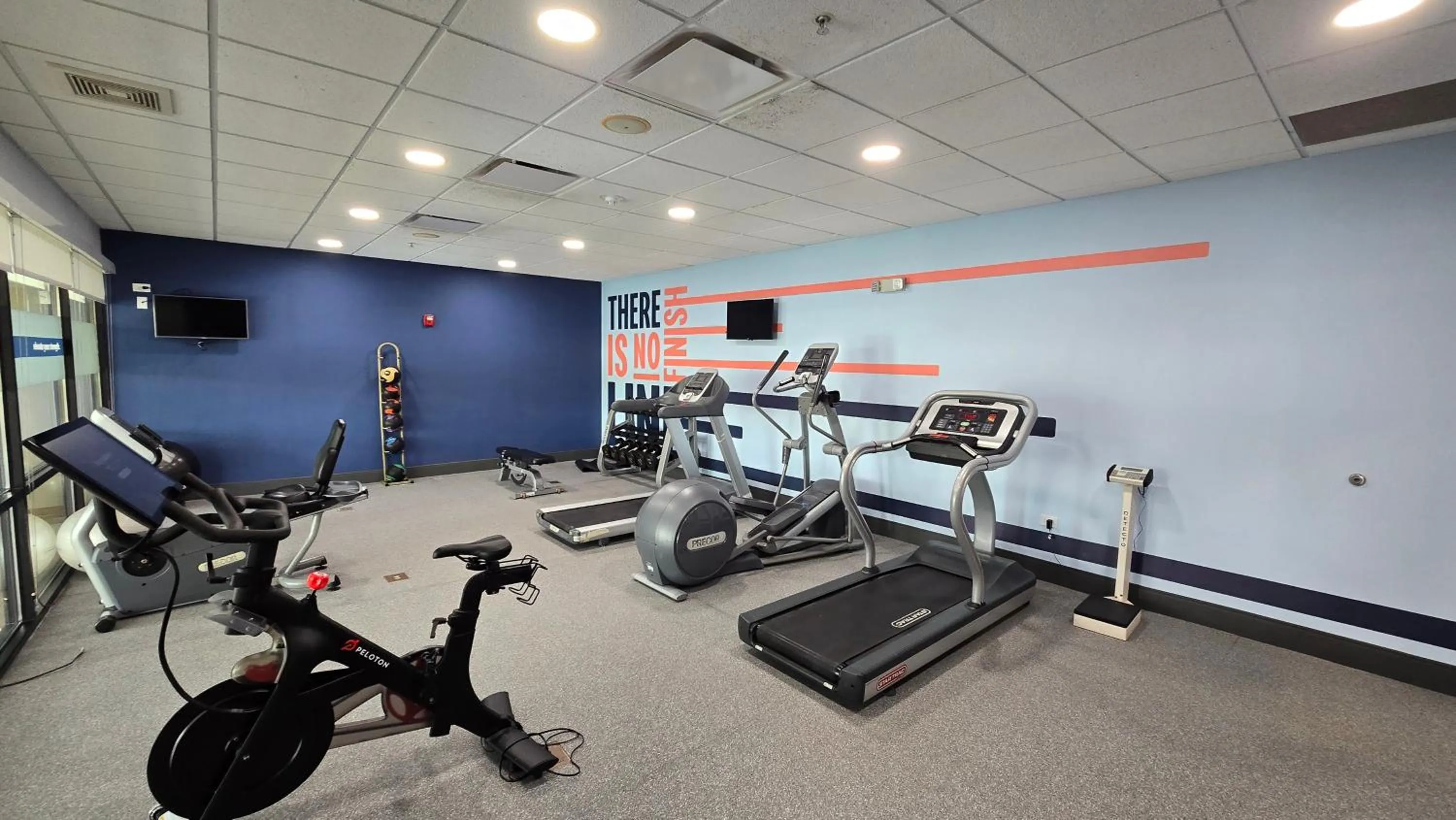 Fitness centre/facilities in Hampton Inn & Suites Chicago Deer Park