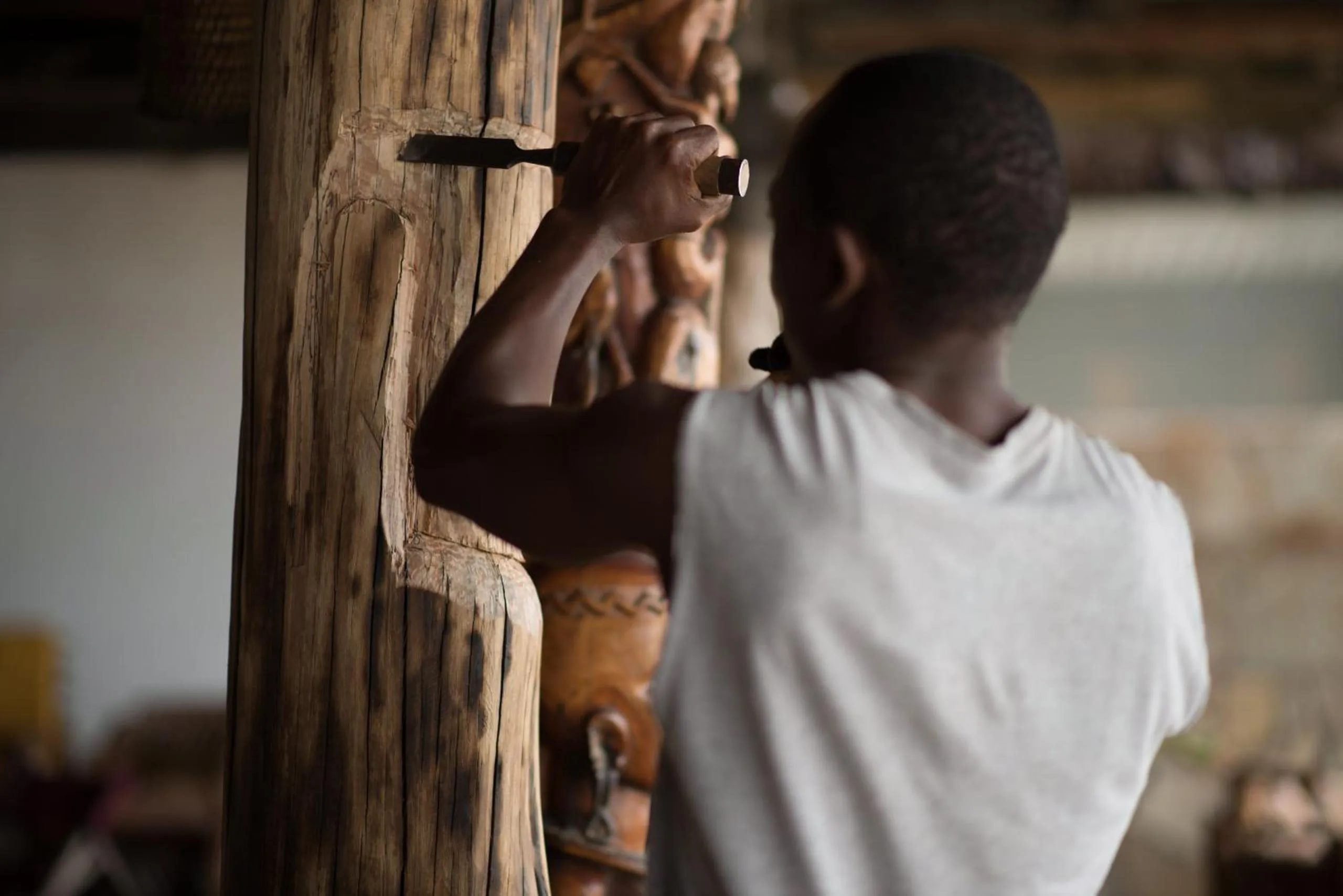 Decorative detail in Ziwa Beach Resort
