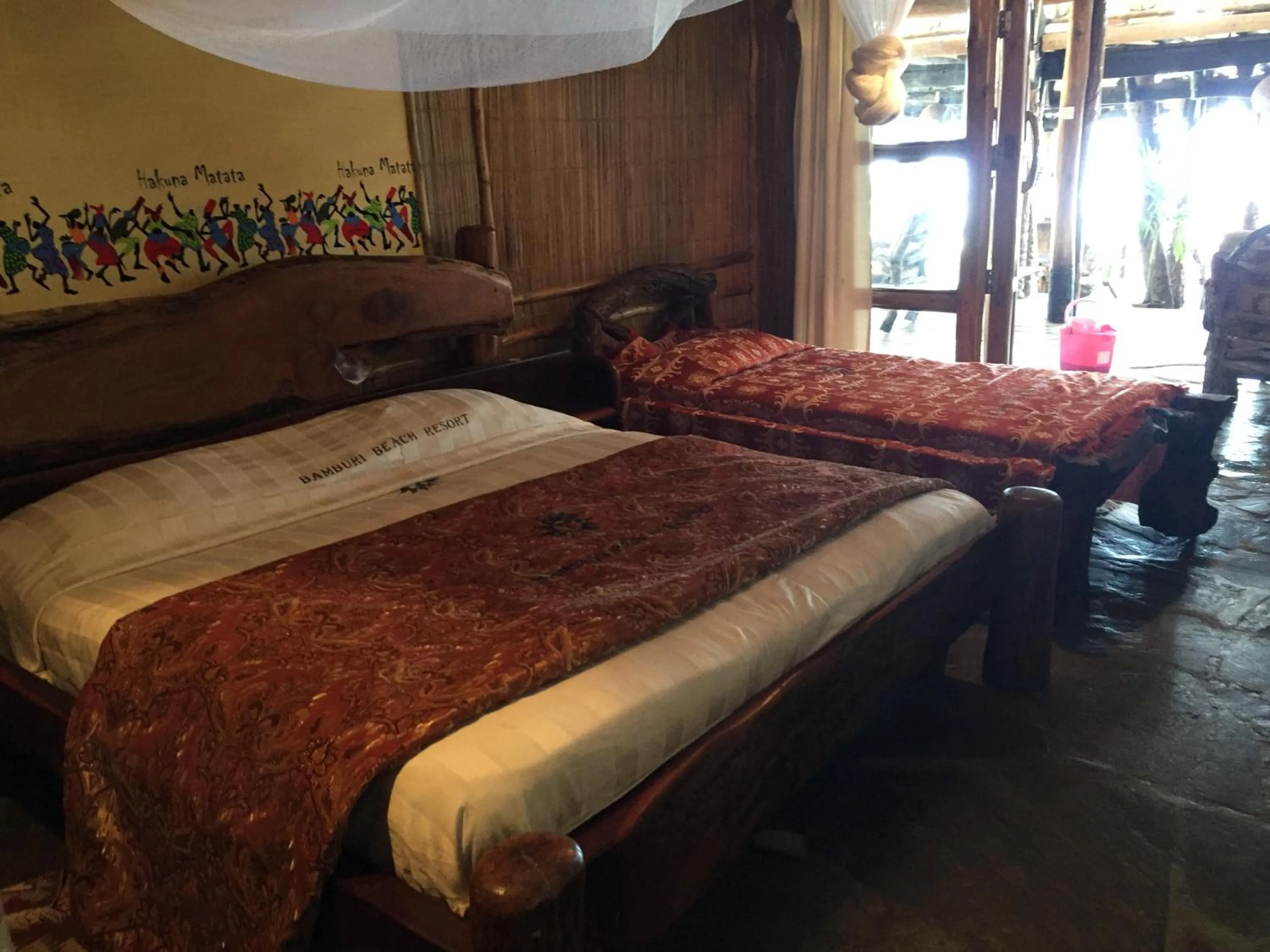 Bed in Ziwa Beach Resort