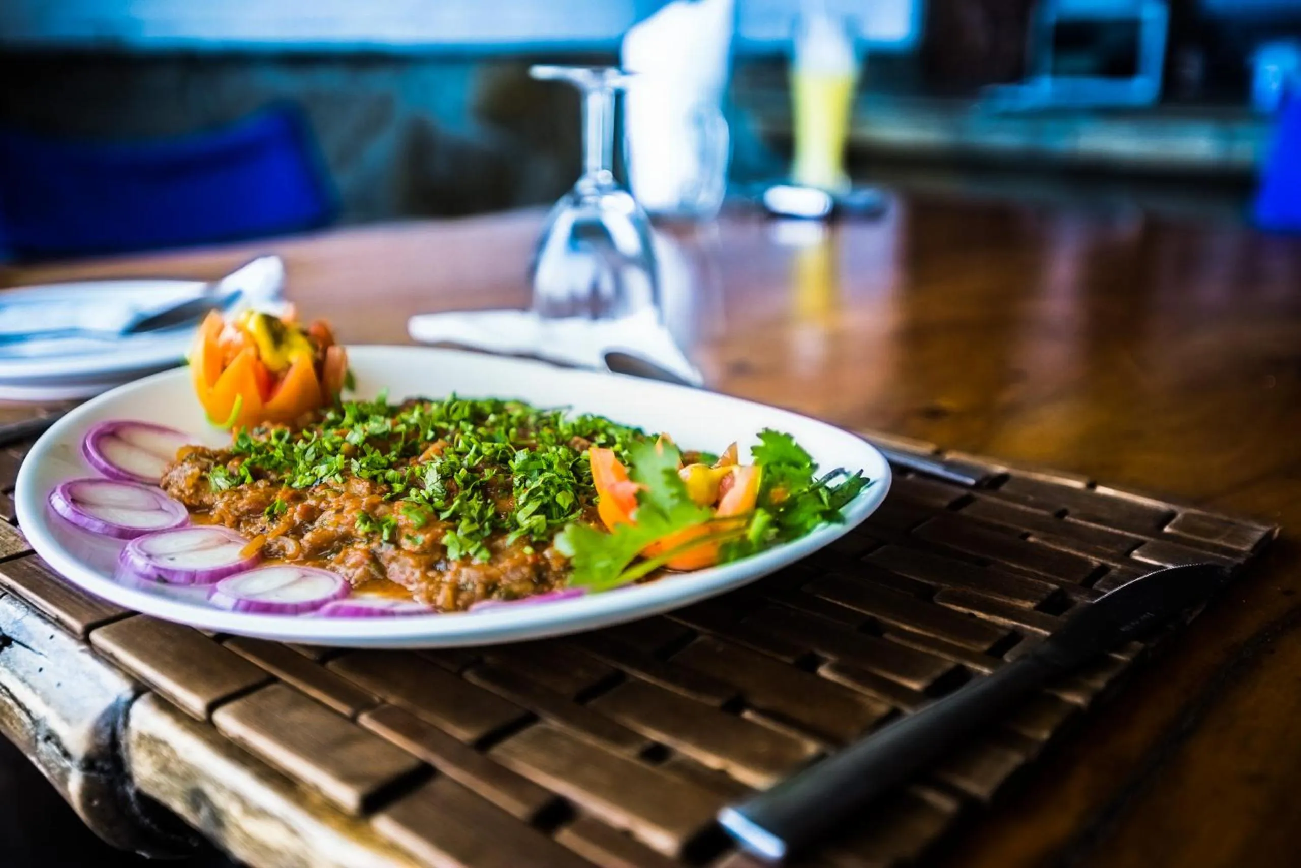 Food close-up in Ziwa Beach Resort