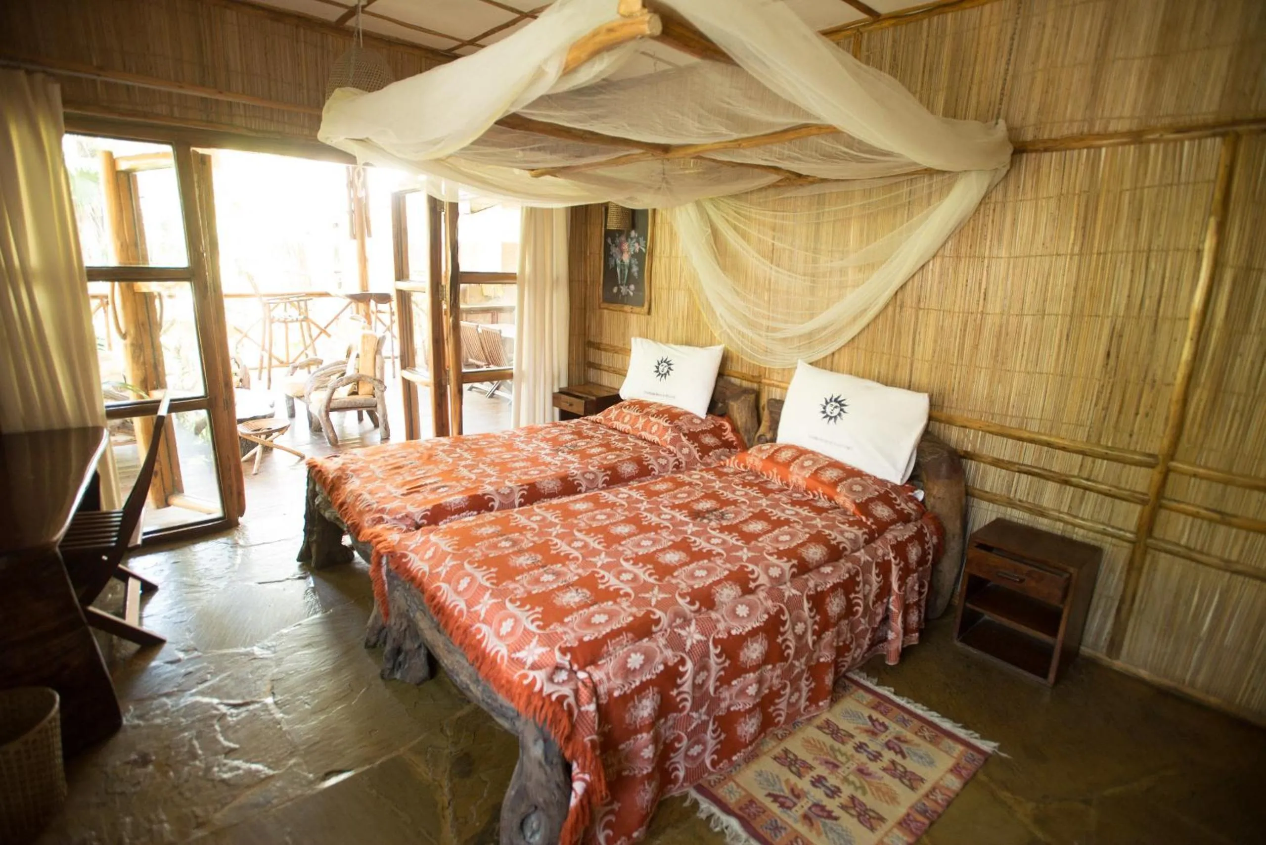 Bed in Ziwa Beach Resort
