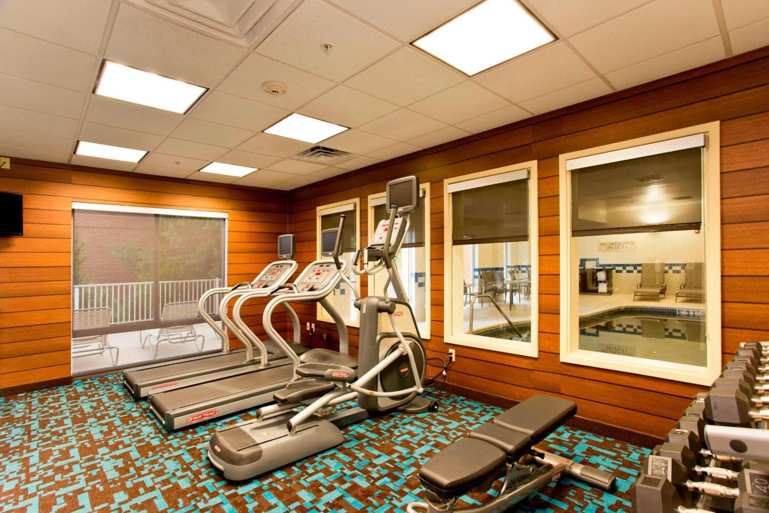 Fitness centre/facilities in Fairfield Inn and Suites by Marriott Winchester