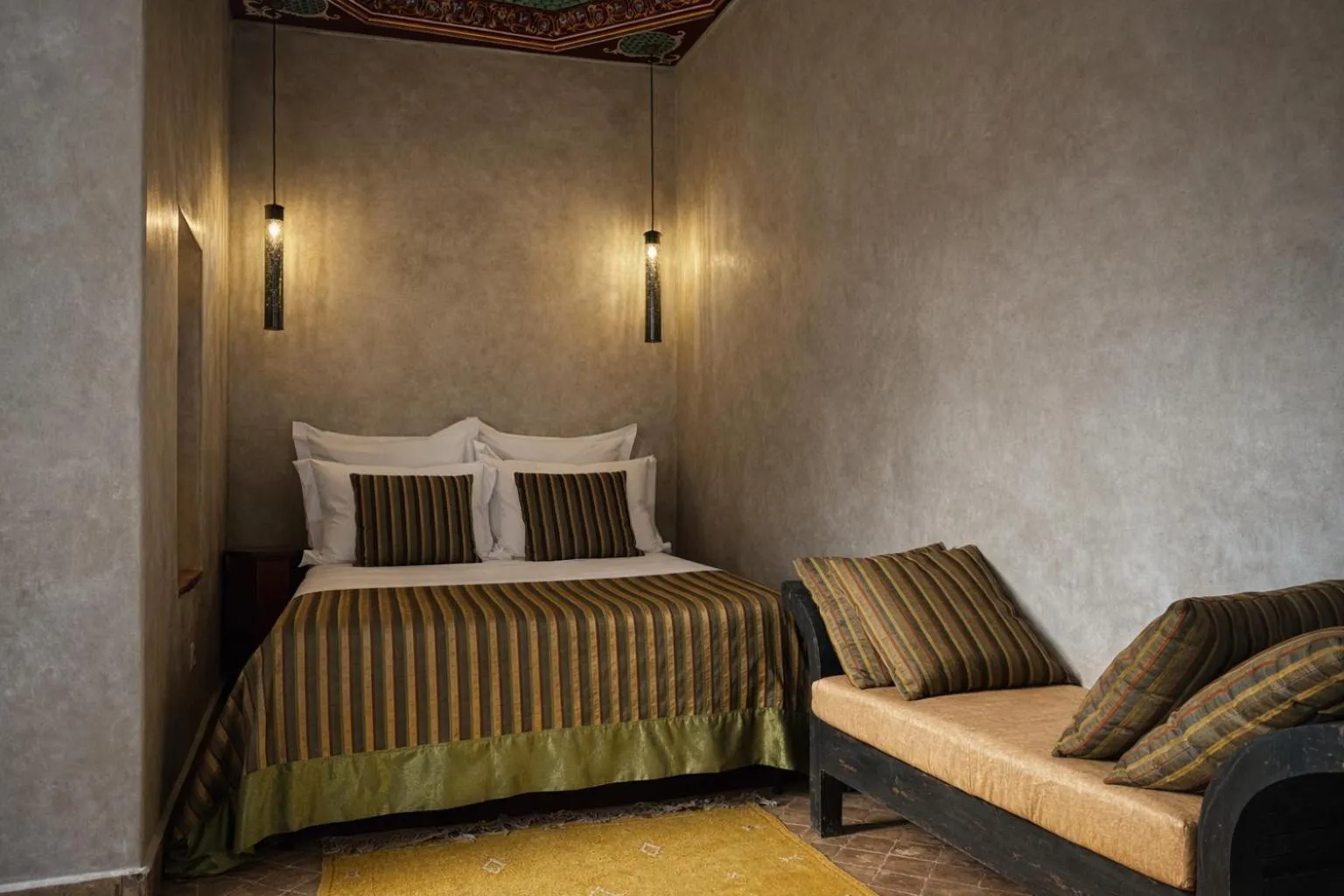 Photo of the whole room, Bed in Riad Lapis-lazuli