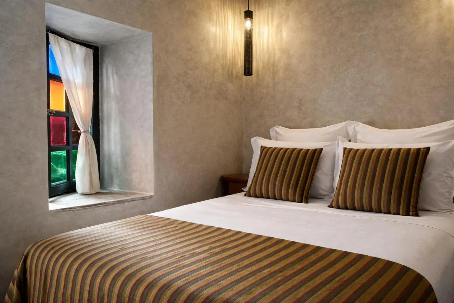 Photo of the whole room, Bed in Riad Lapis-lazuli