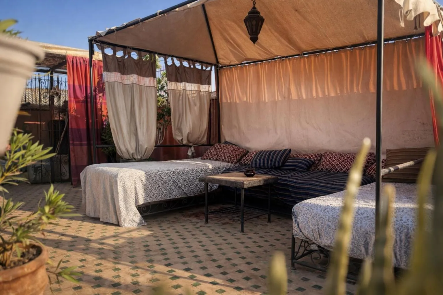 Patio in Riad Lapis-lazuli