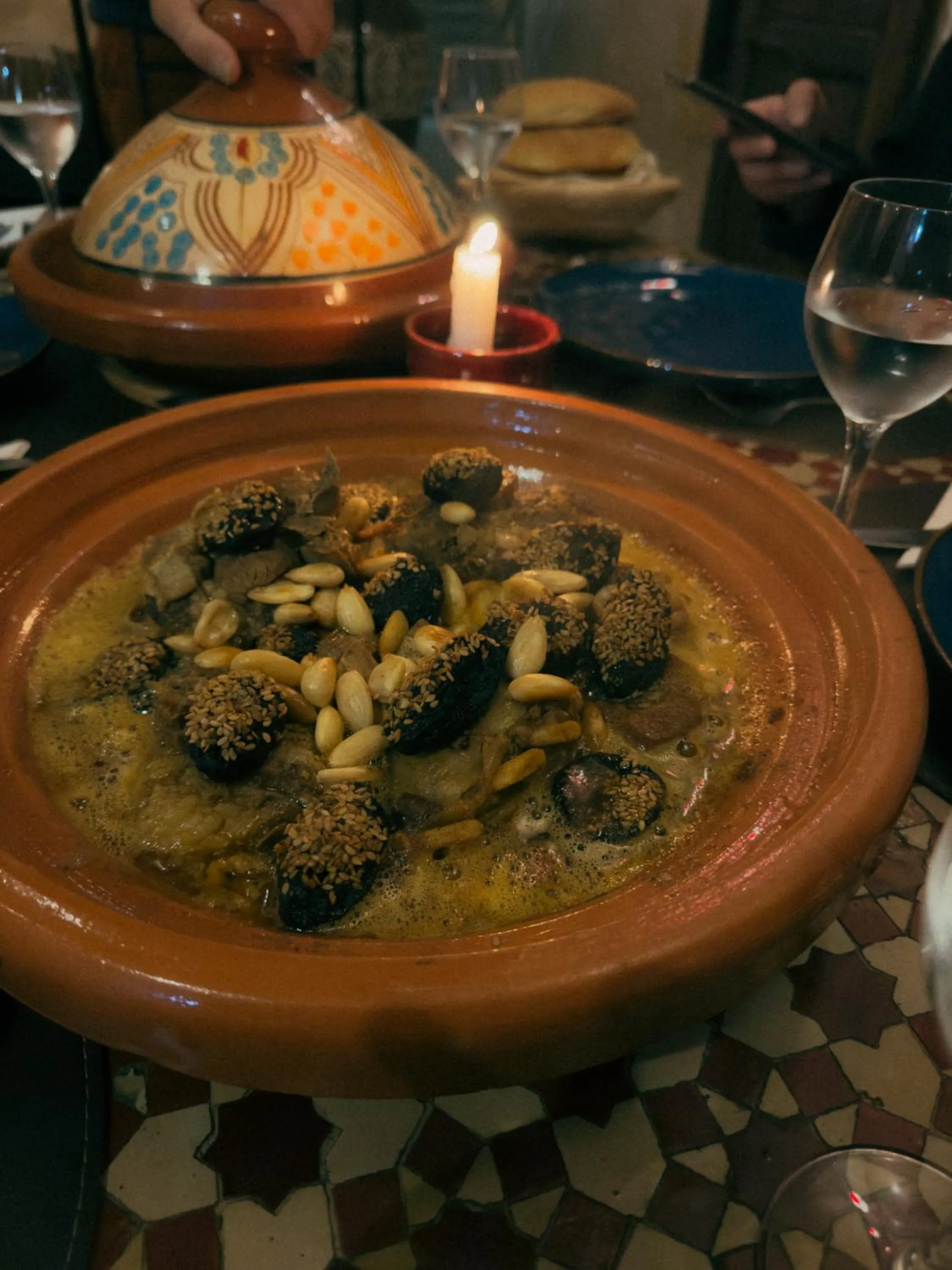 Restaurant/places to eat in Riad Lapis-lazuli