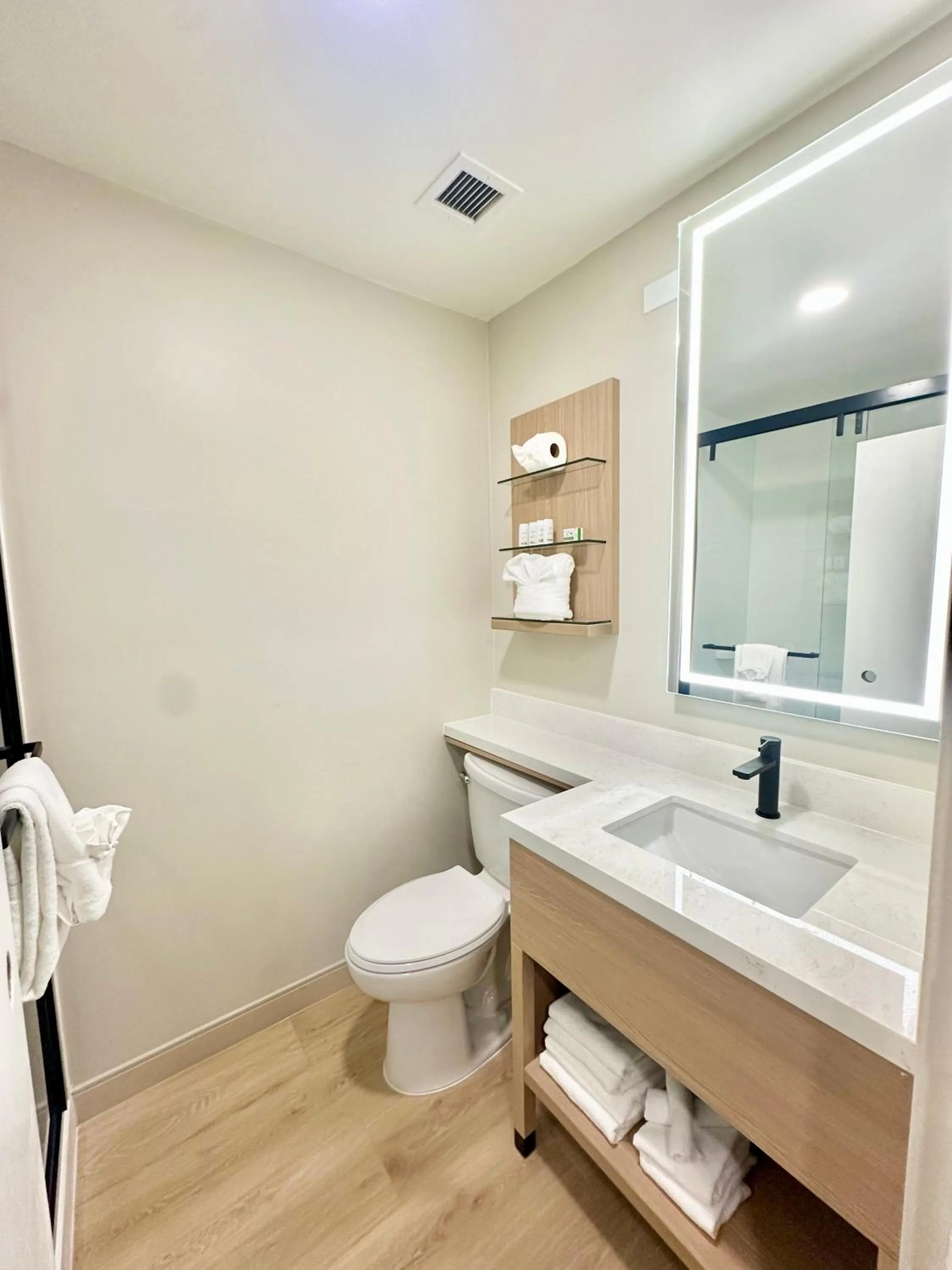 Toilet in Ramada by Wyndham Davenport Orlando South