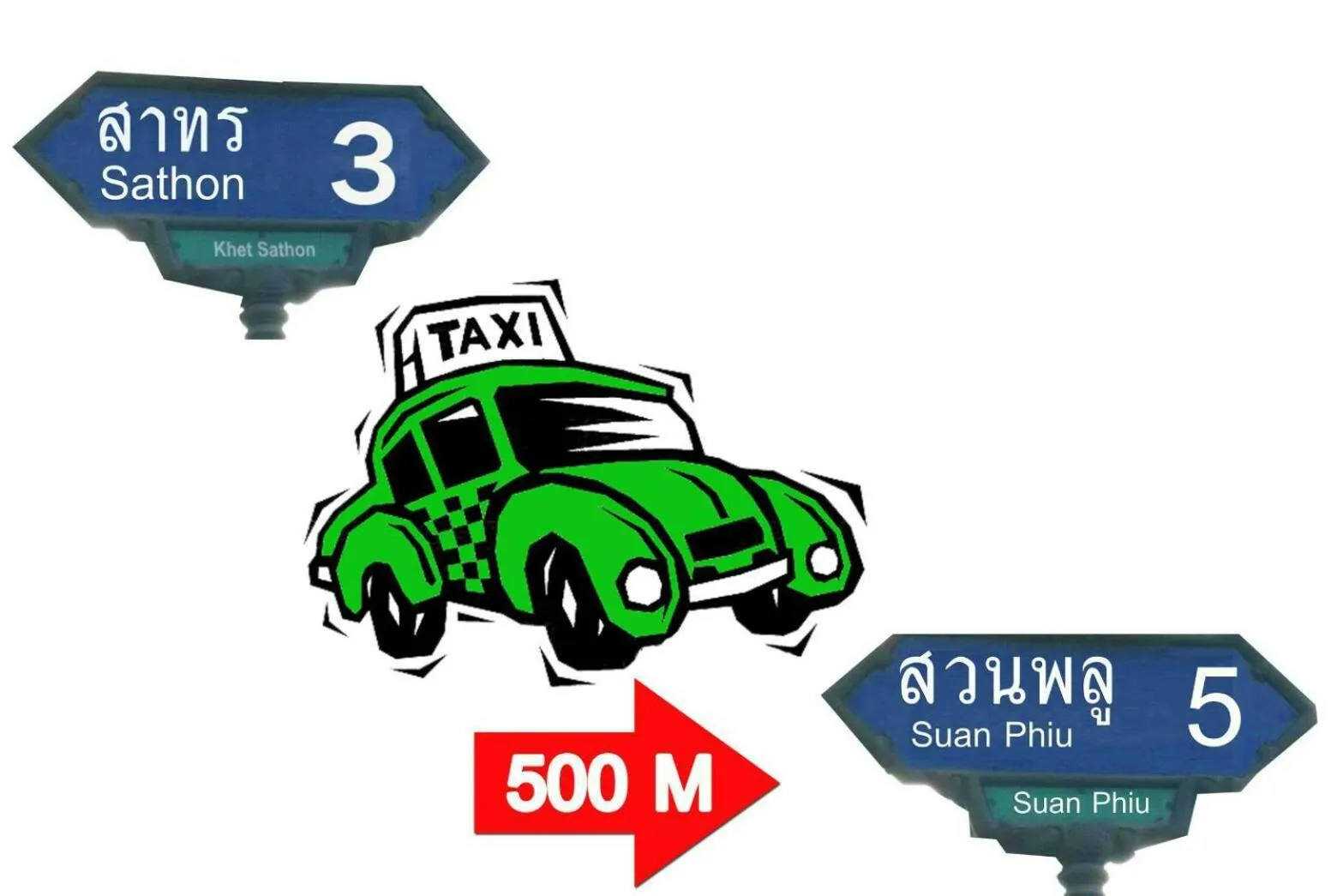 Text overlay in Parvena Hotel Sathorn