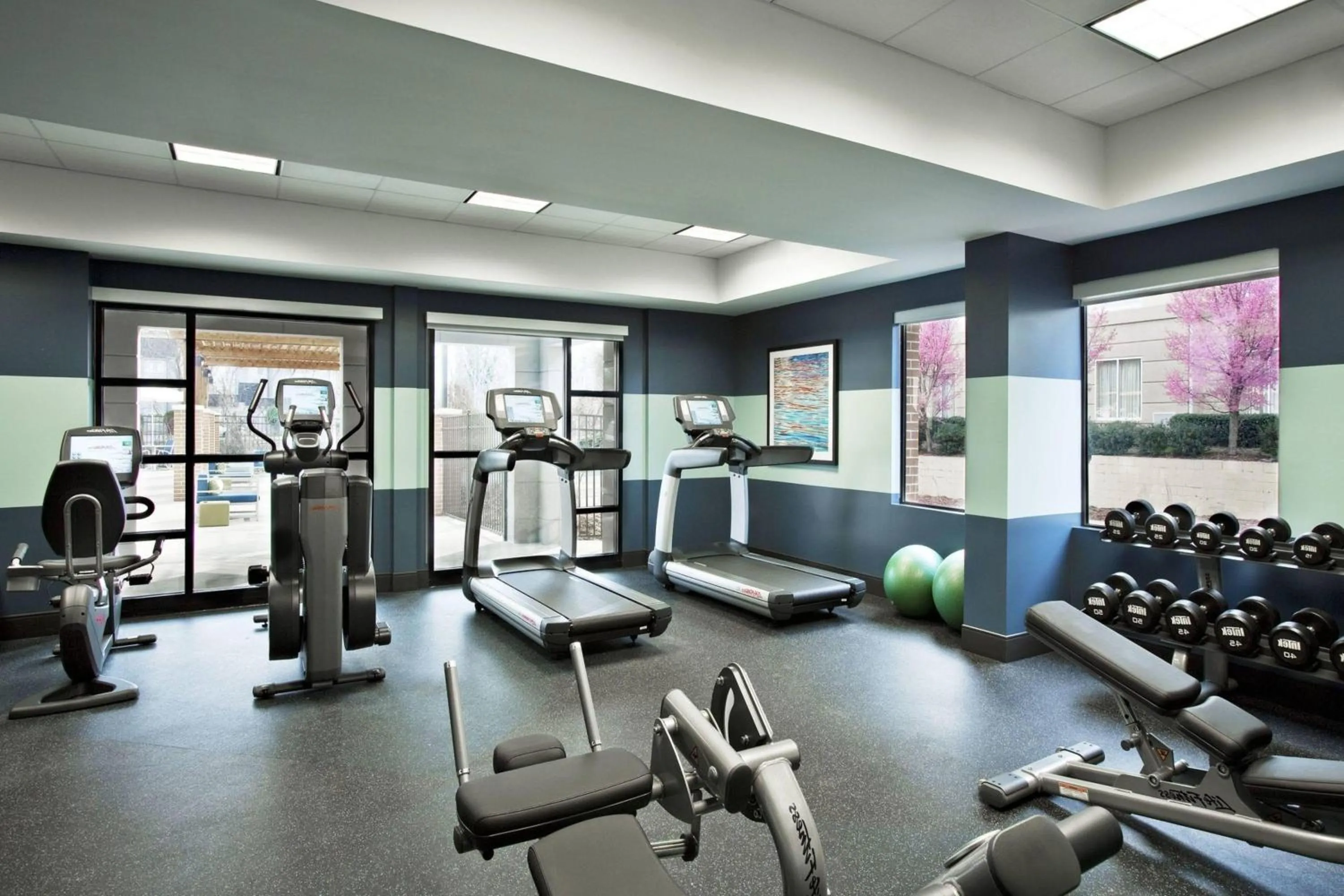 Fitness centre/facilities in Fairfield Inn & Suites by Marriott Chattanooga