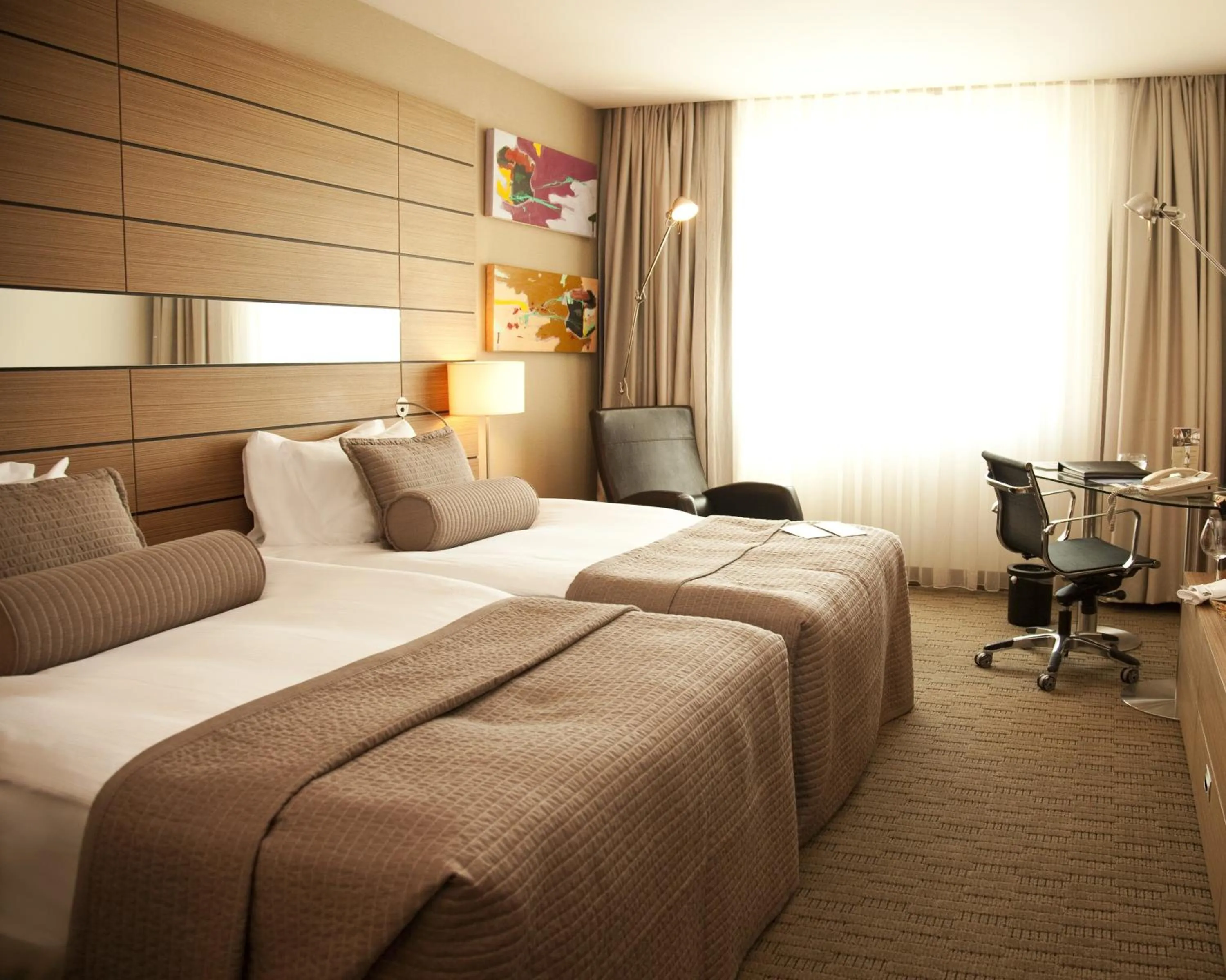 Bed in CPAnkara Hotel