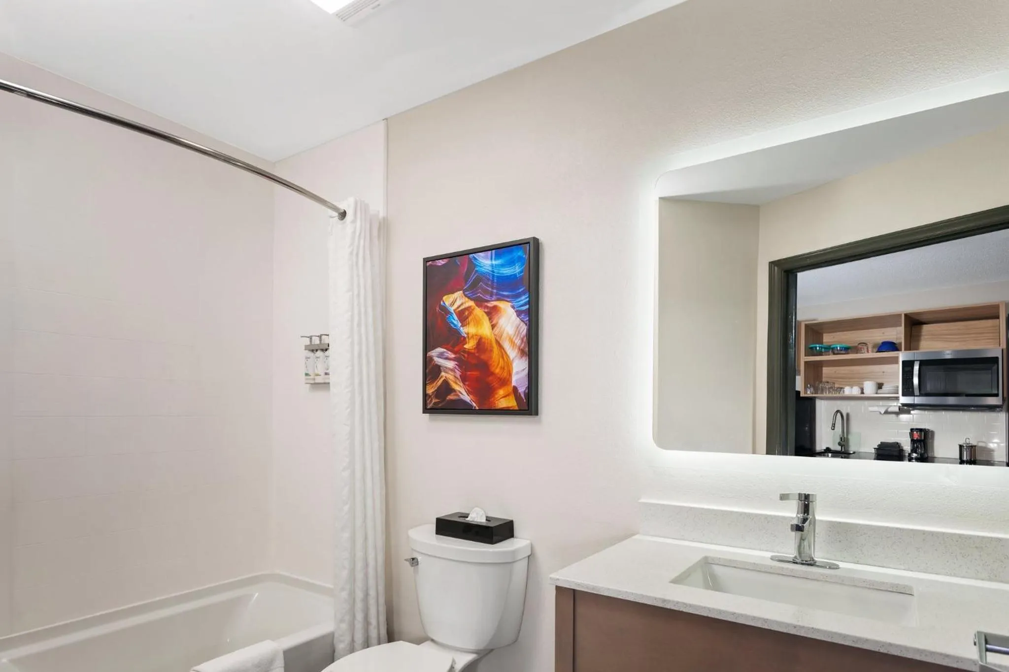 Bathroom in Candlewood Suites Harrisonburg by IHG