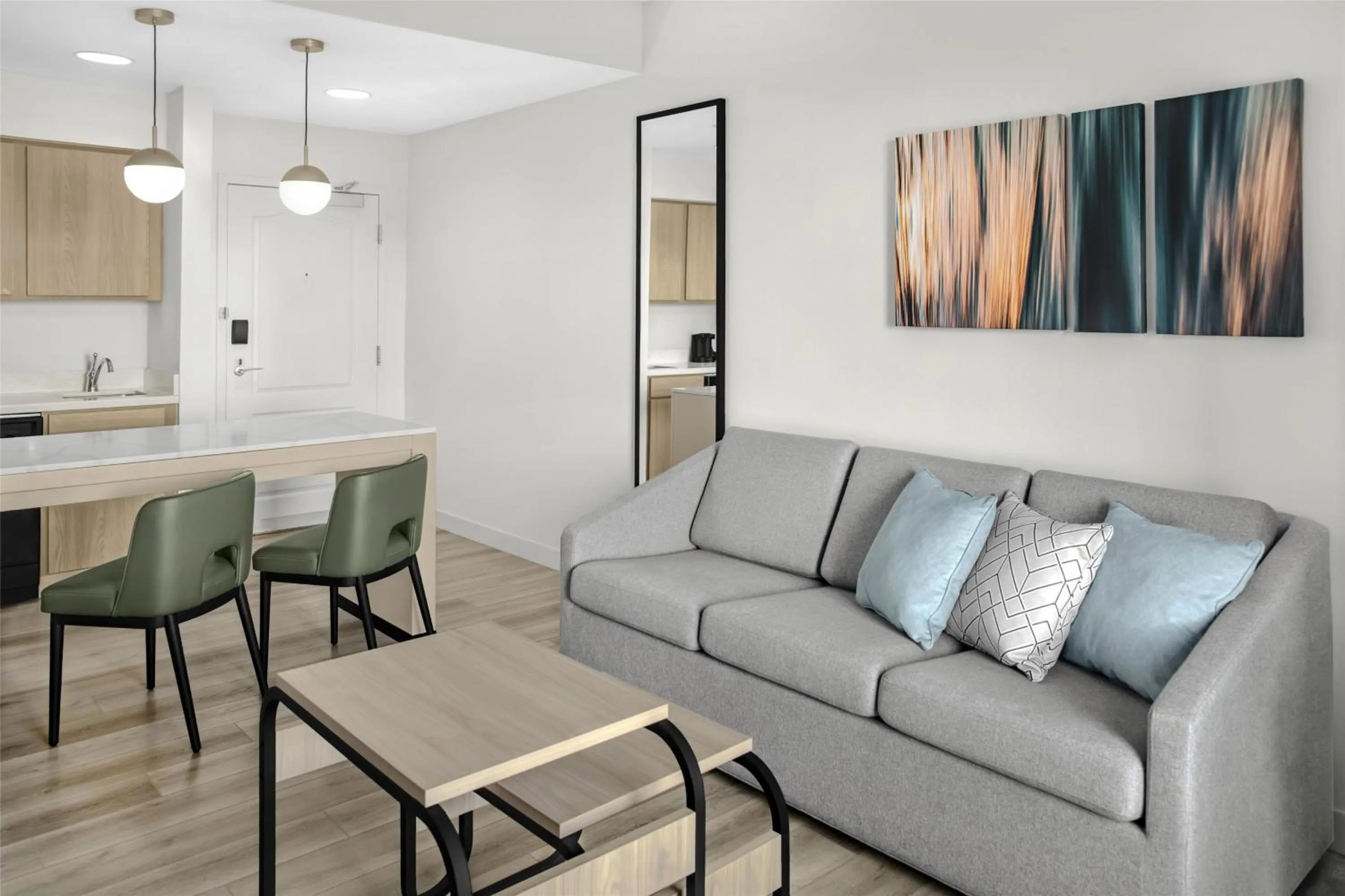 Living room in Homewood Suites by Hilton Fayetteville