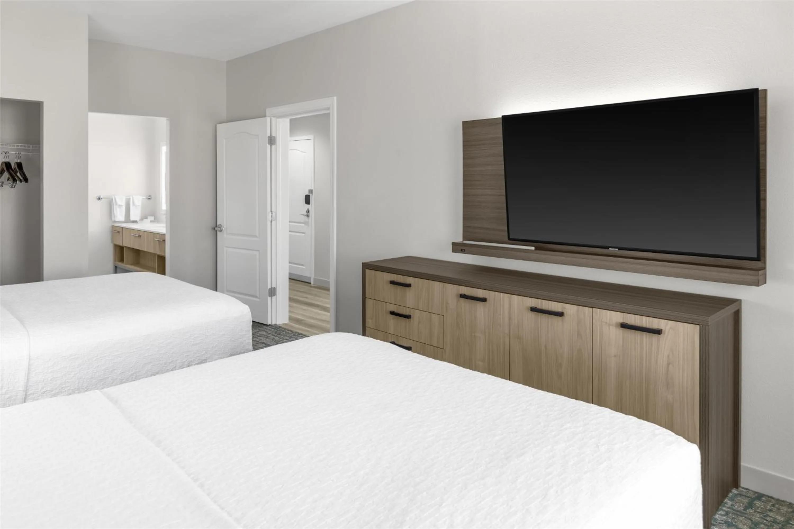 Bed in Homewood Suites by Hilton Fayetteville