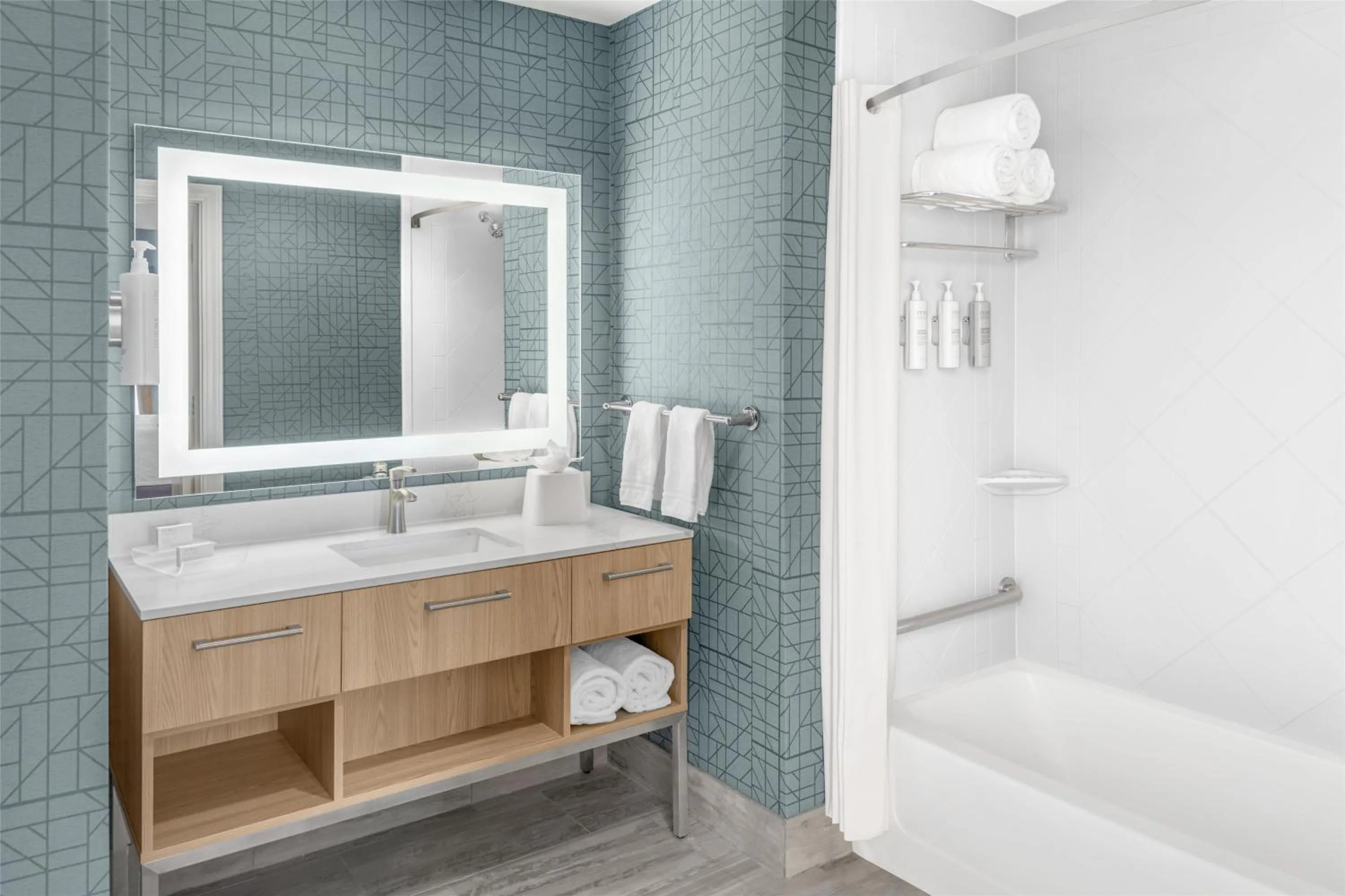 Bathroom in Homewood Suites by Hilton Fayetteville