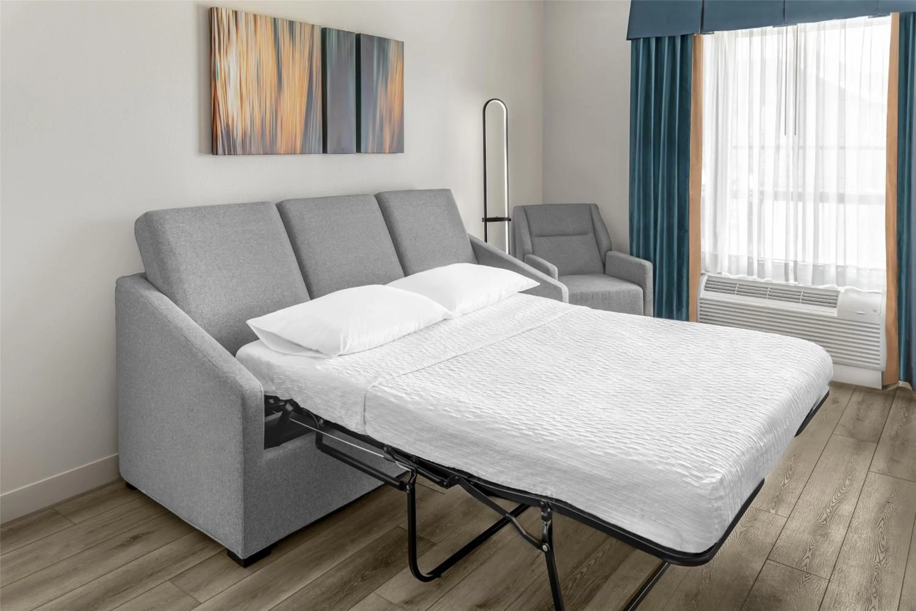 Living room in Homewood Suites by Hilton Fayetteville