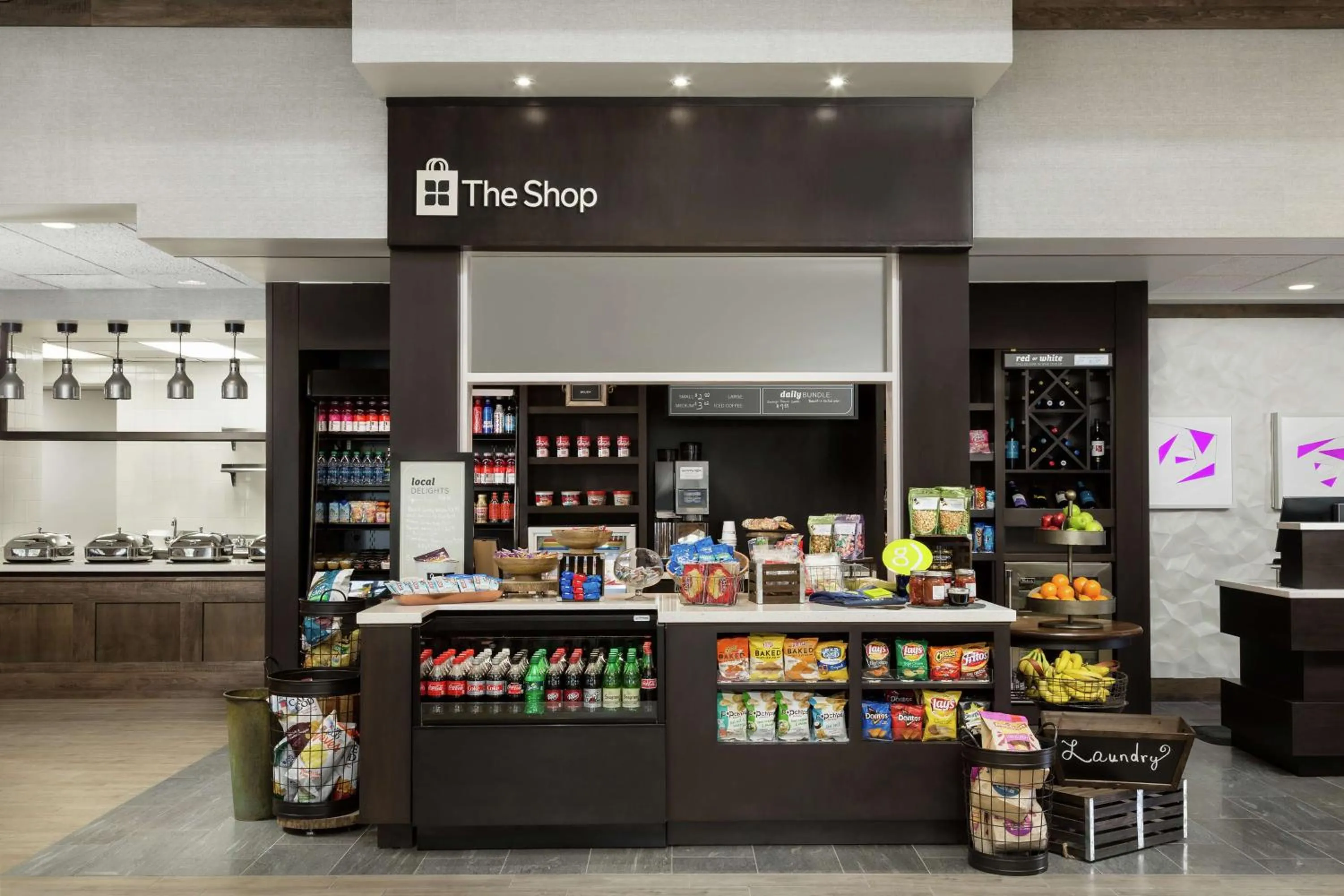 On-site shops in Hilton Garden Inn Greenville