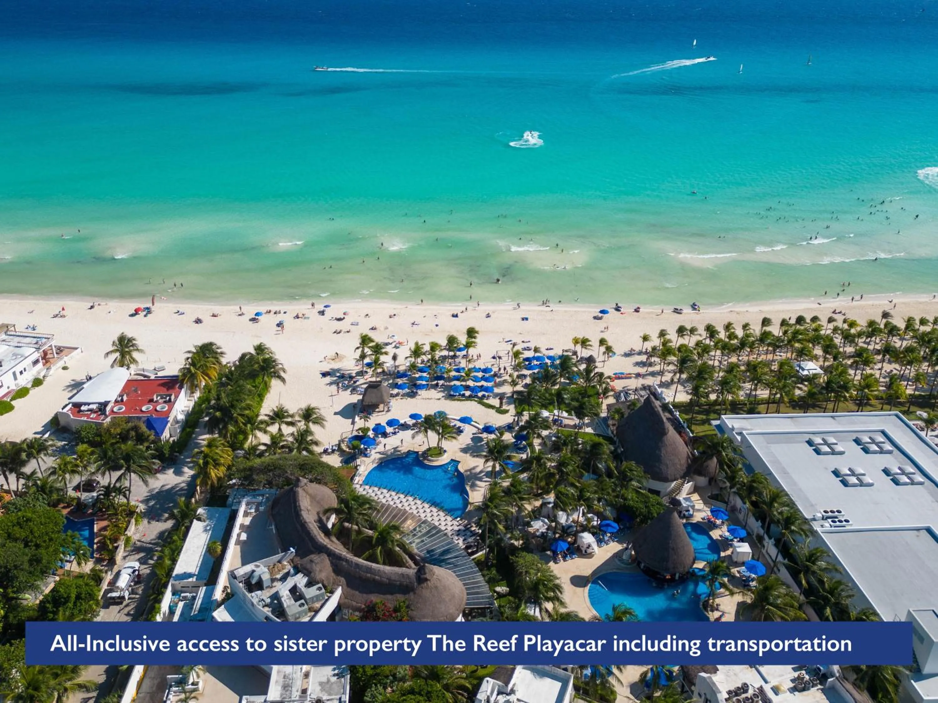 Day in The Reef Coco Beach Resort & Spa- Optional All Inclusive