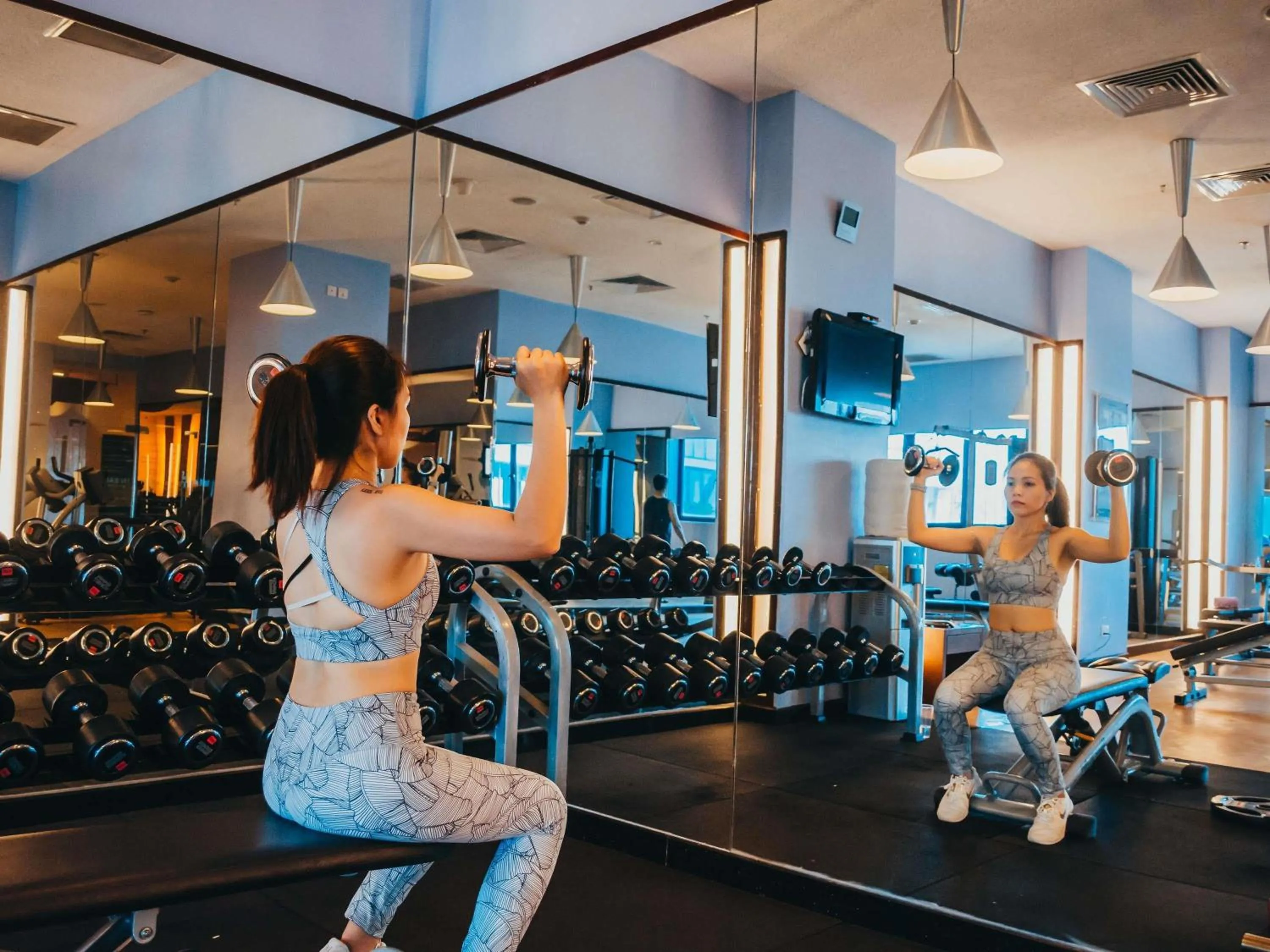 Fitness centre/facilities in Novotel Nha Trang