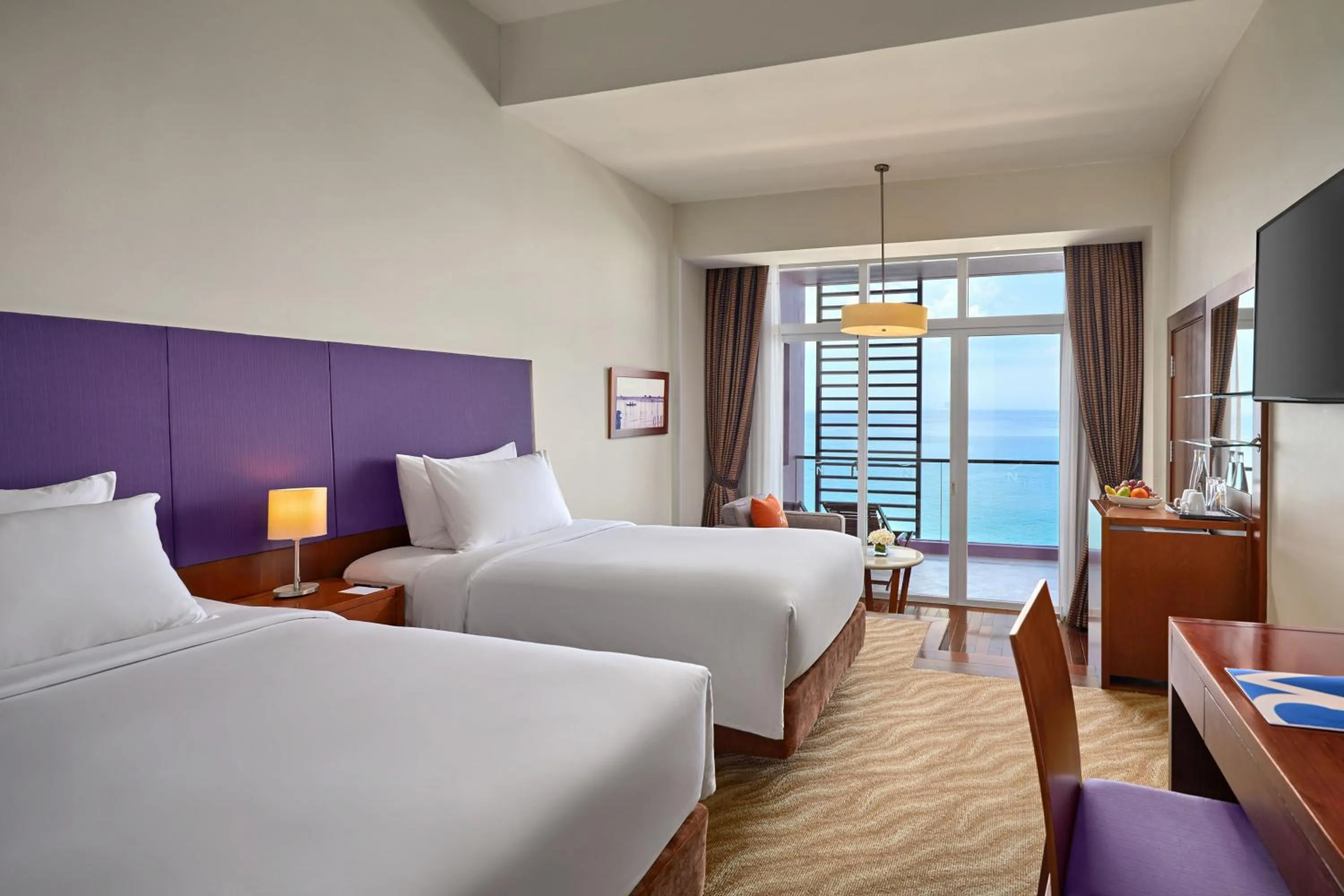 View (from property/room), Bed in Novotel Nha Trang