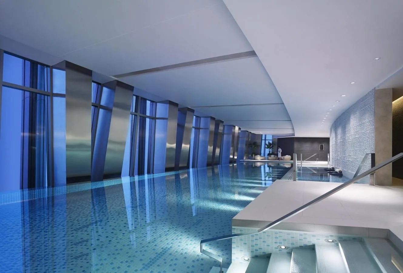 Swimming pool in China World Summit Wing, Beijing