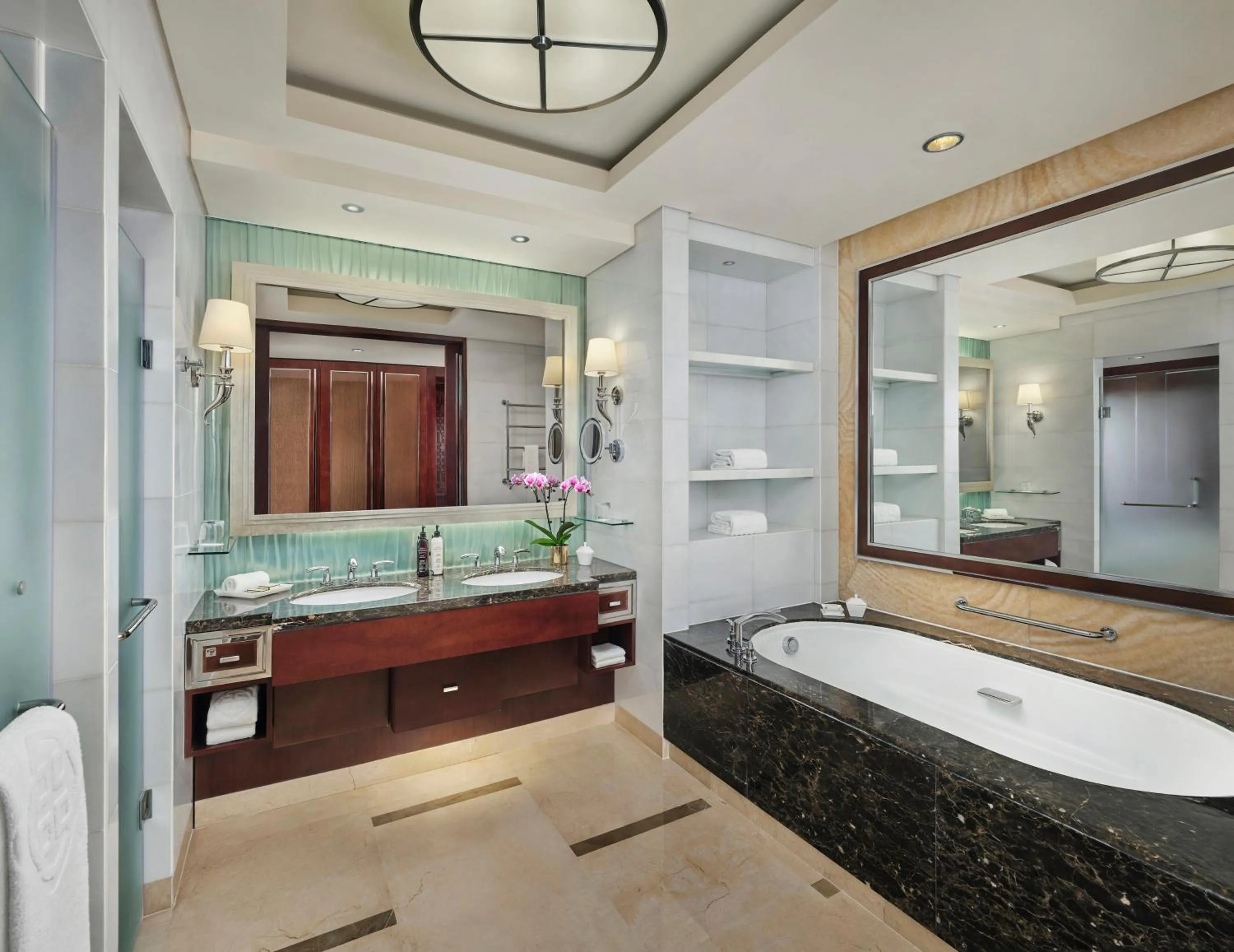 Bathroom in China World Summit Wing, Beijing