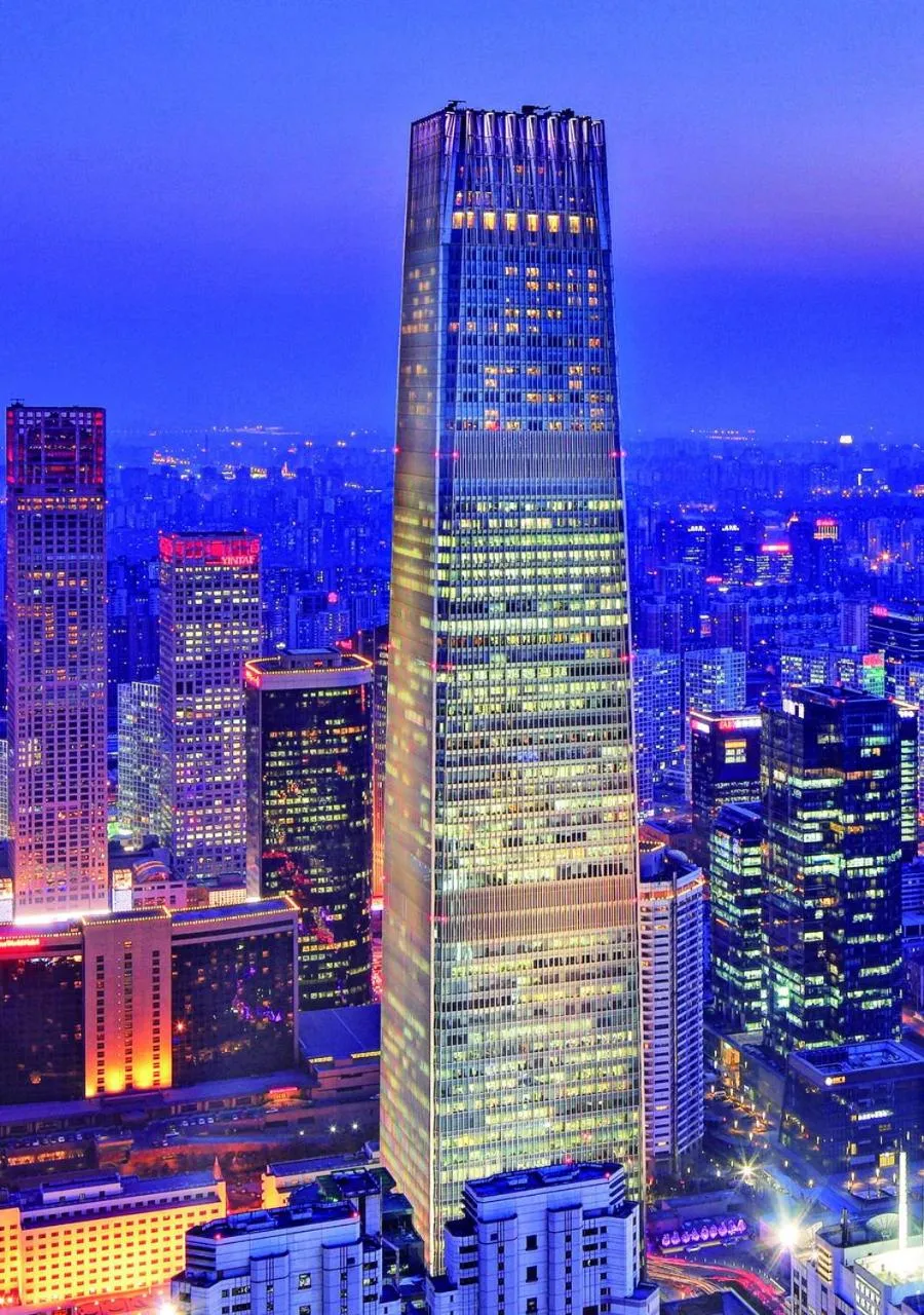 City view in China World Summit Wing, Beijing
