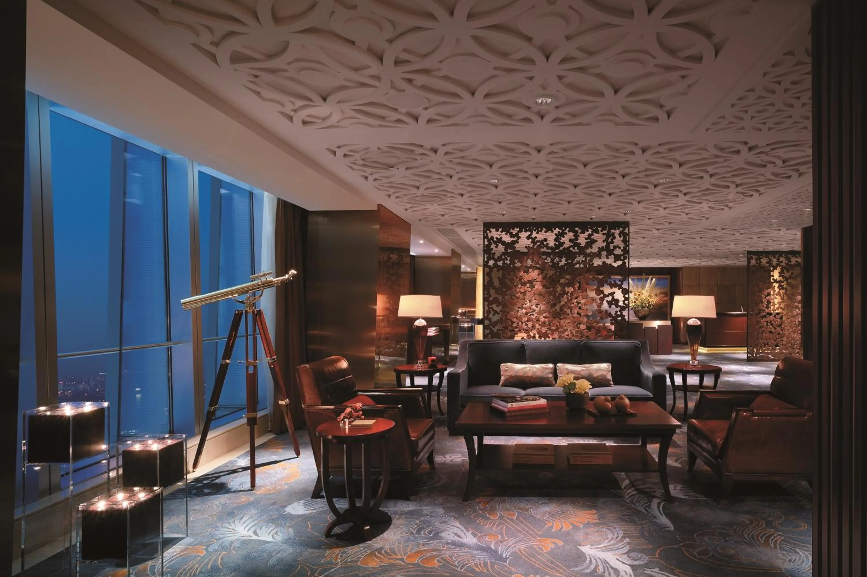 Seating area in China World Summit Wing, Beijing