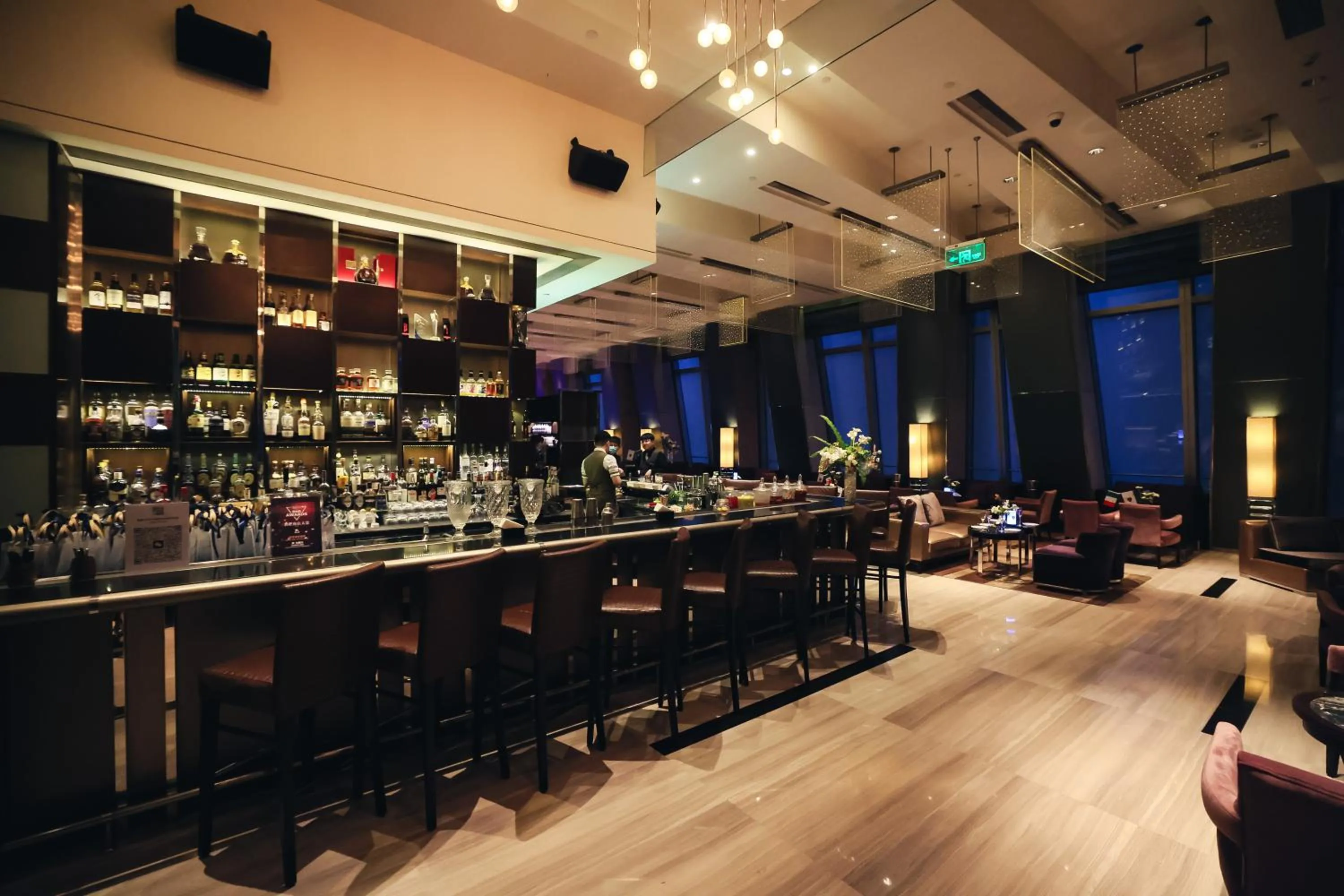 Lounge or bar in China World Summit Wing, Beijing