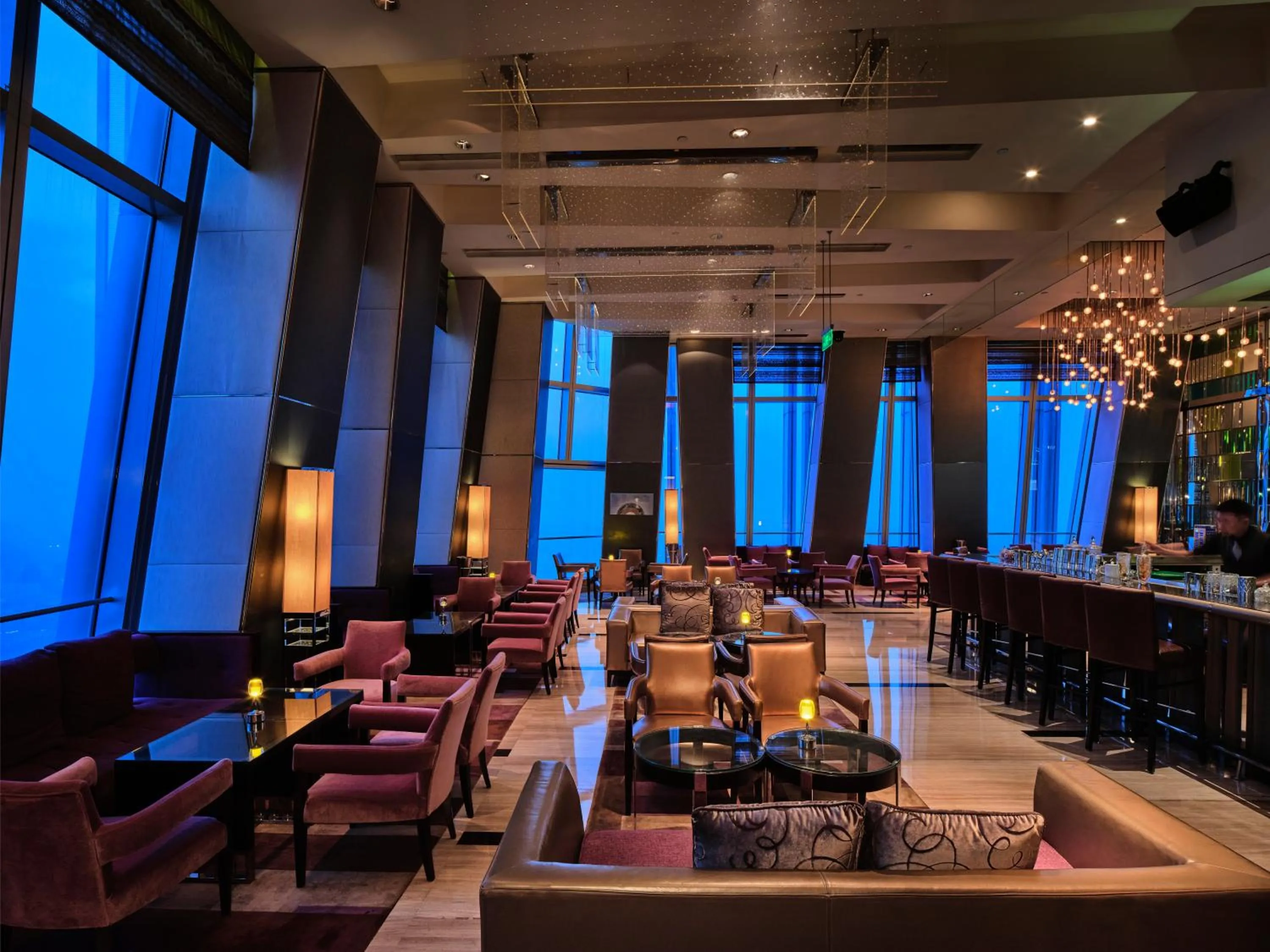 Lounge or bar in China World Summit Wing, Beijing