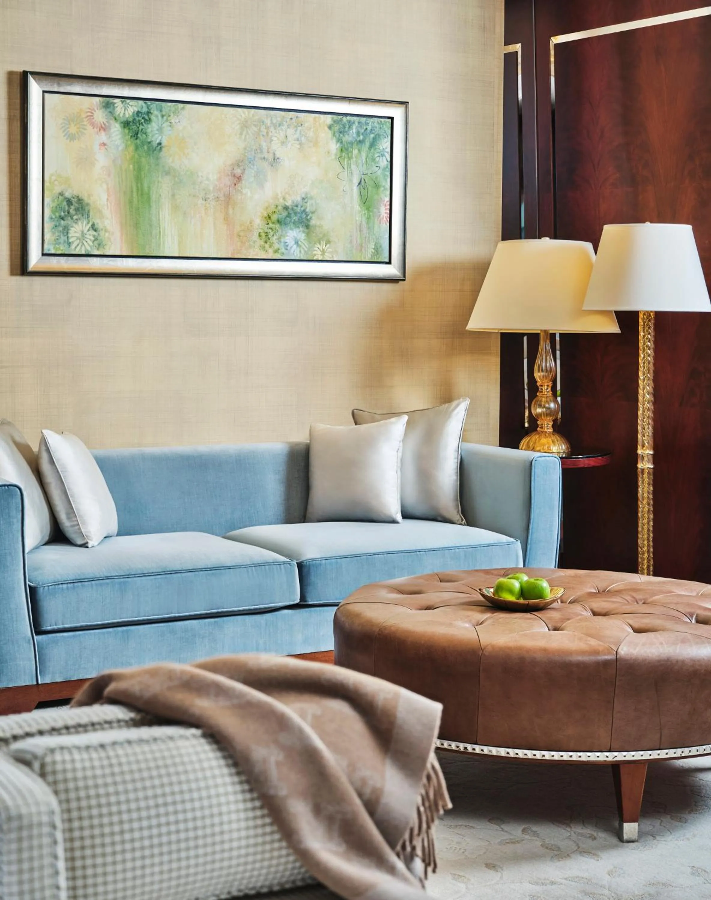 Seating area in China World Summit Wing, Beijing