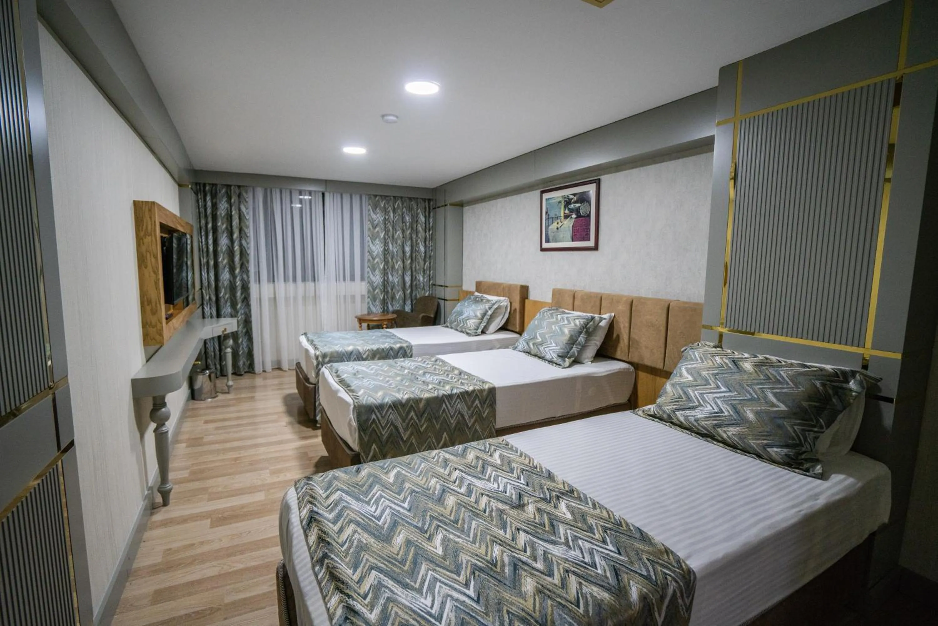 Bed in Lion City Hotel Kizilay