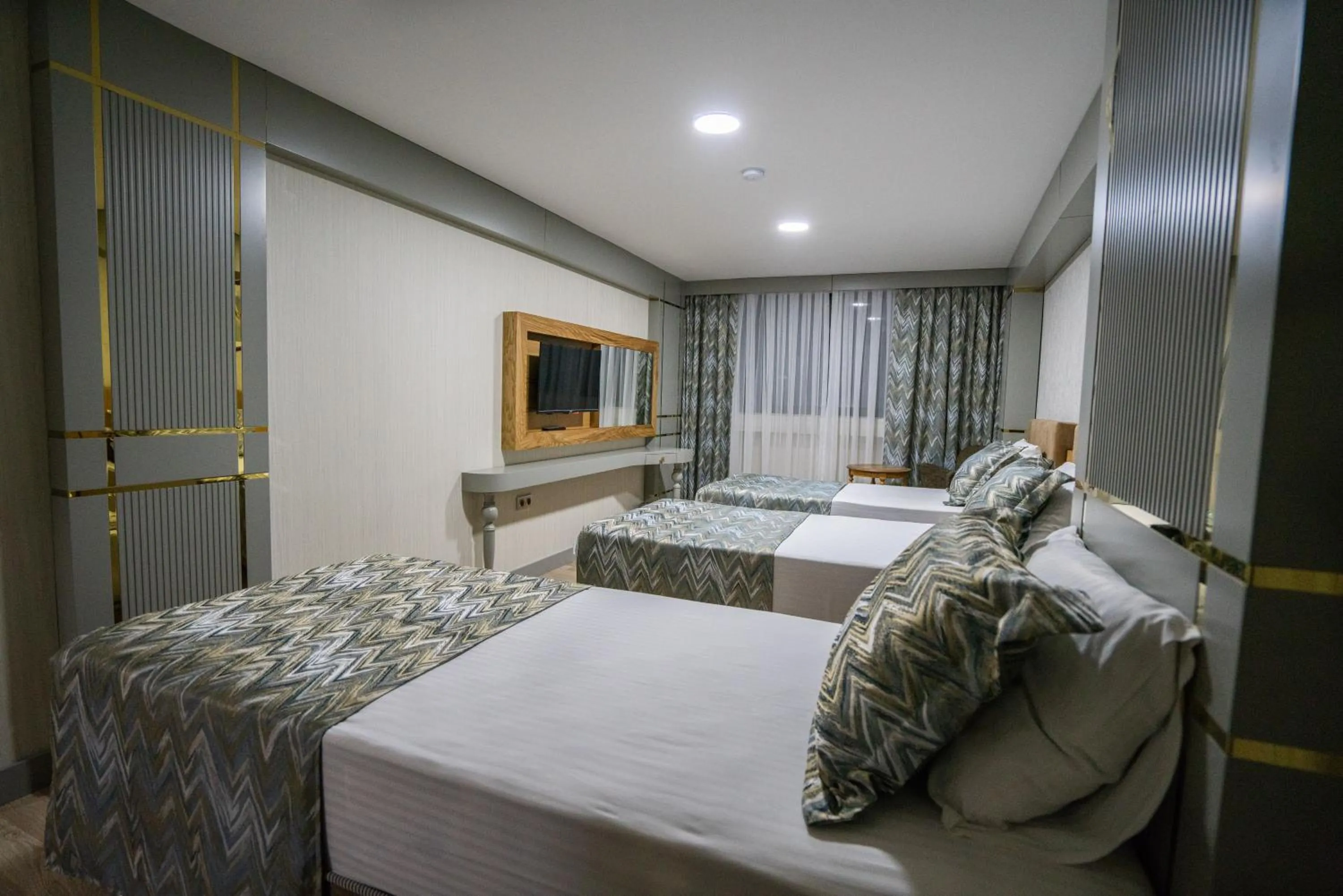 Bed in Lion City Hotel Kizilay