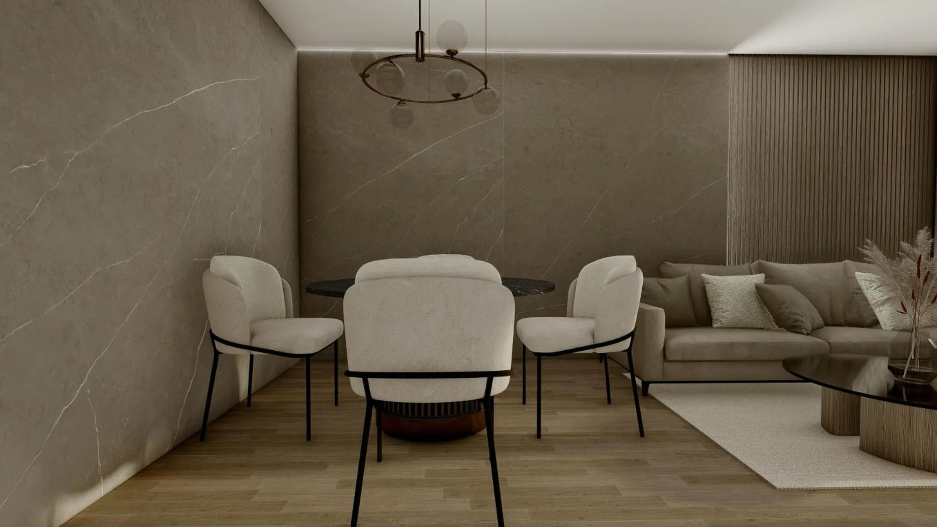 Living room in Villa M