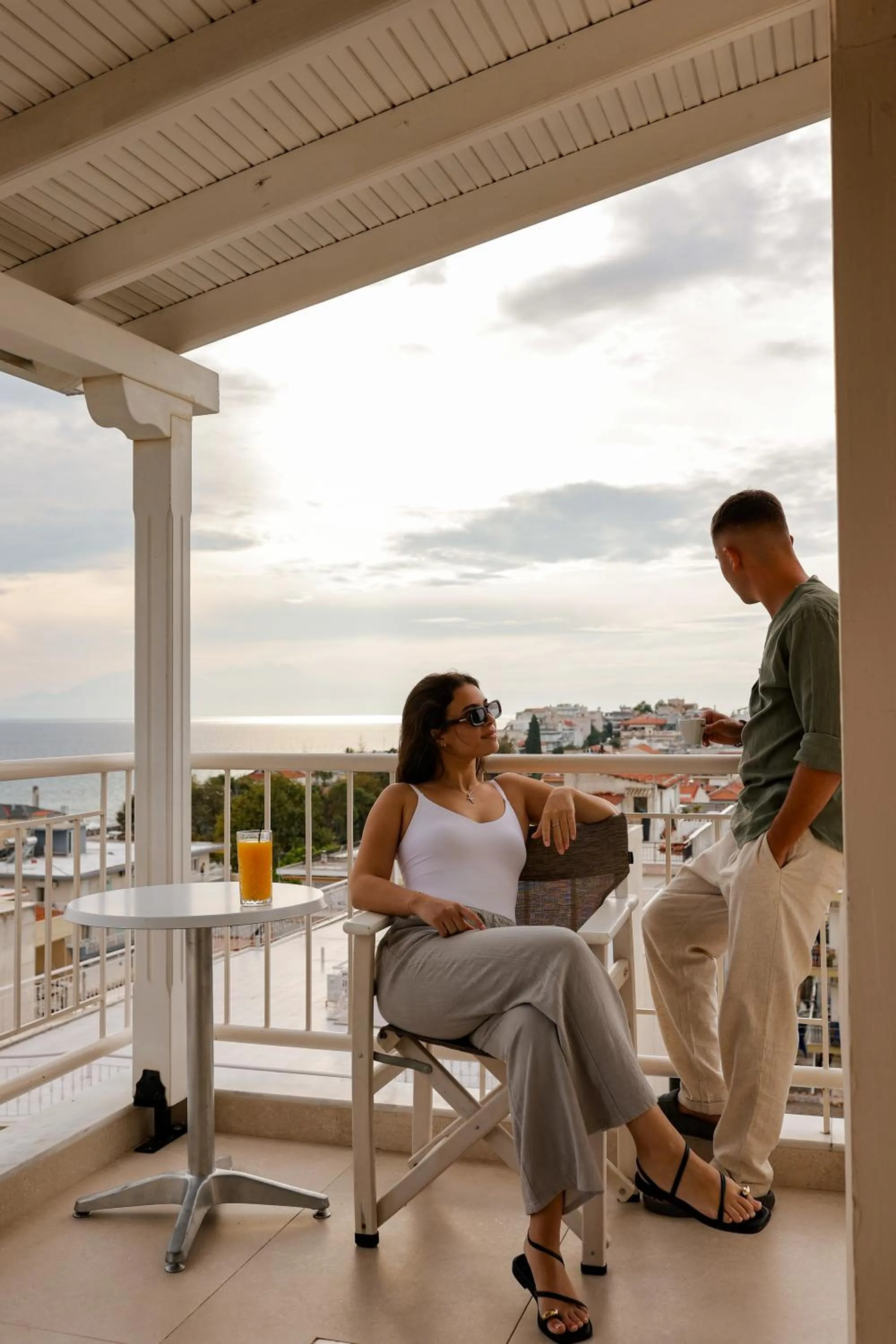 Balcony/Terrace in Alkyonis Hotel