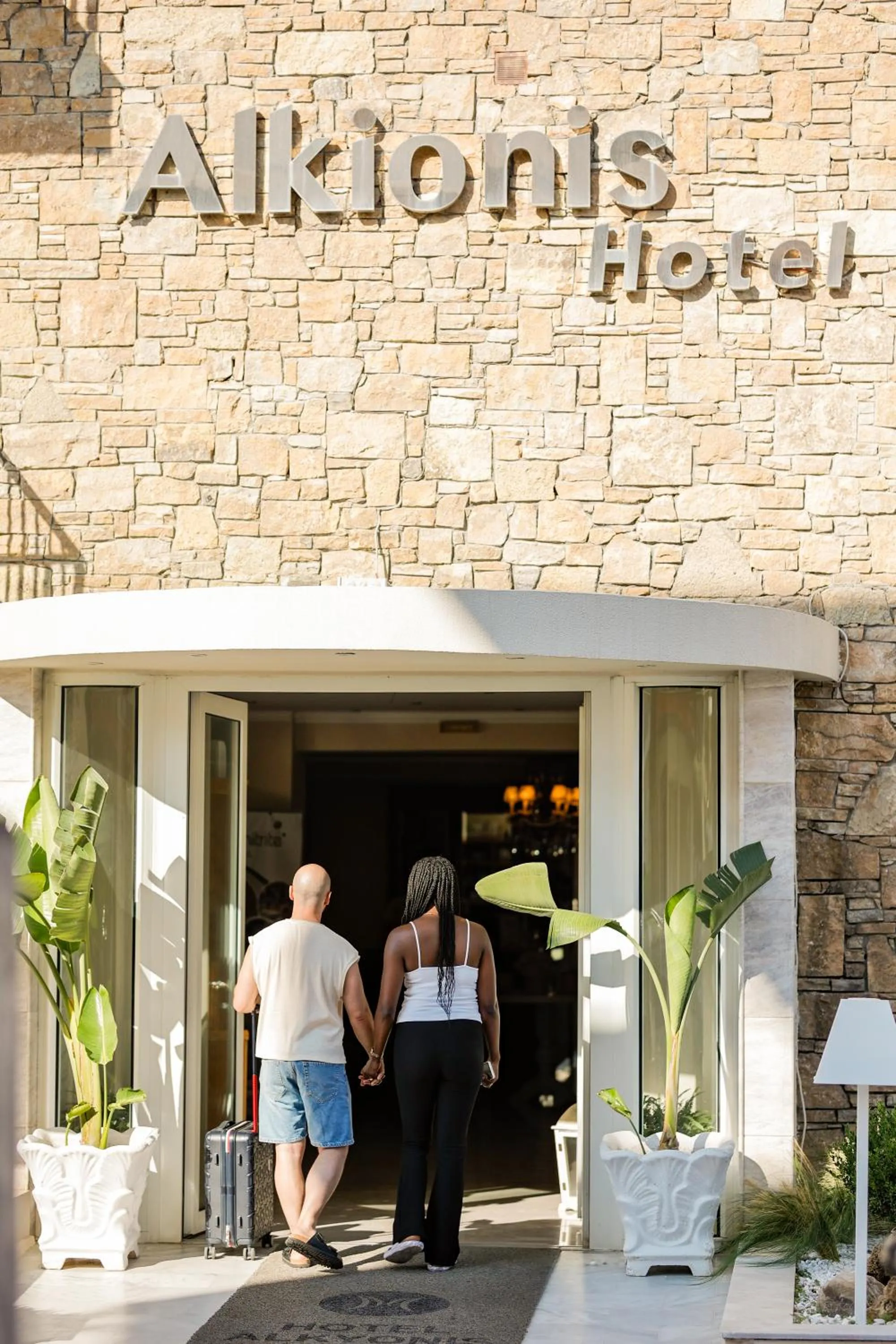 Lobby or reception in Alkyonis Hotel