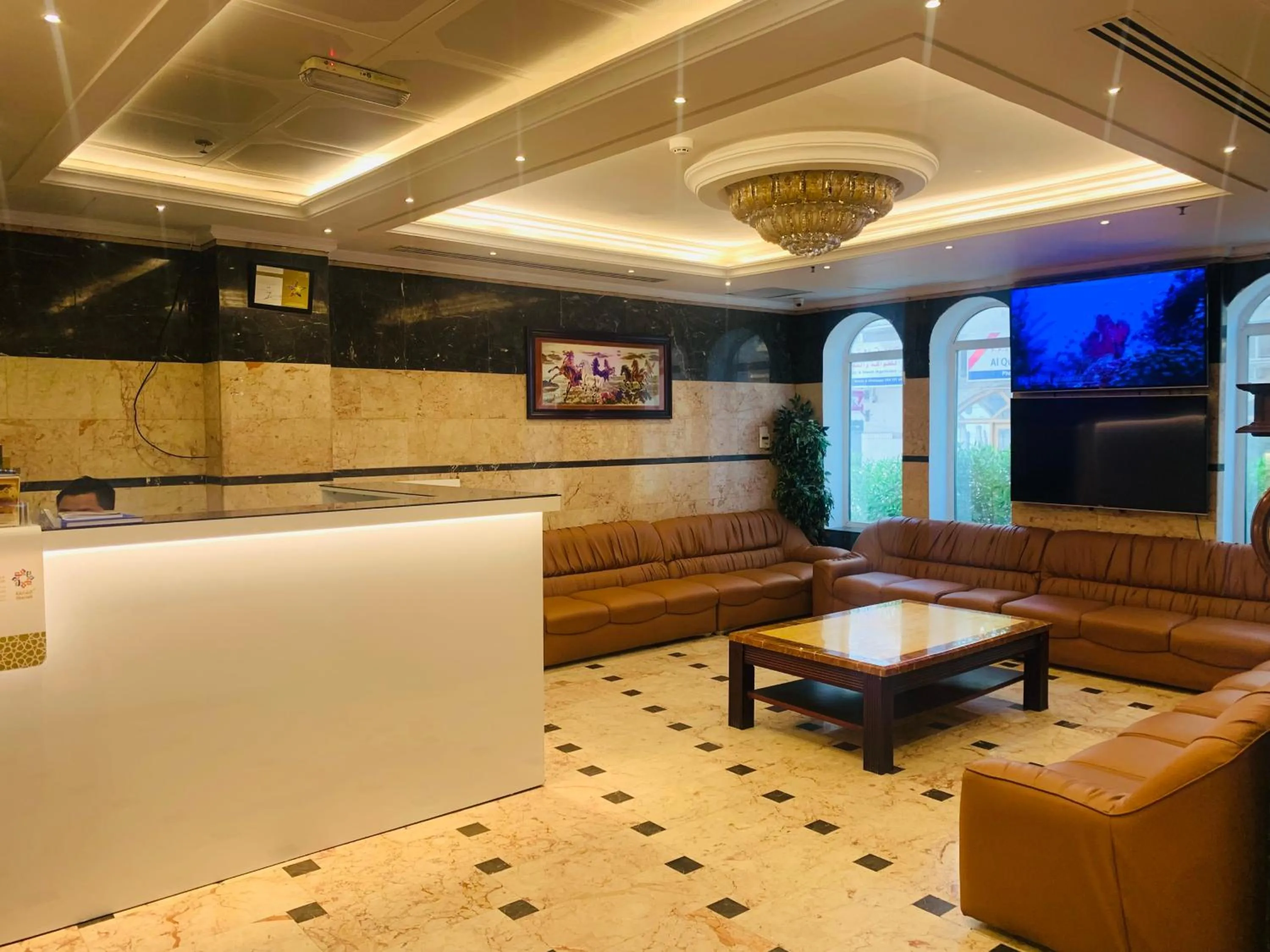 Lobby or reception in Al Jazeerah Hotel