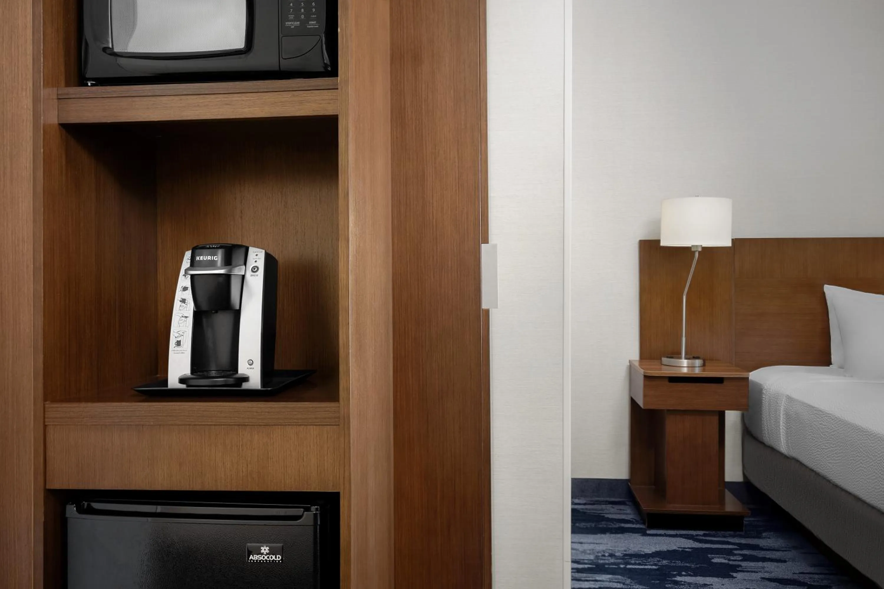 Bed in Fairfield Inn & Suites by Marriott Atlanta Stockbridge