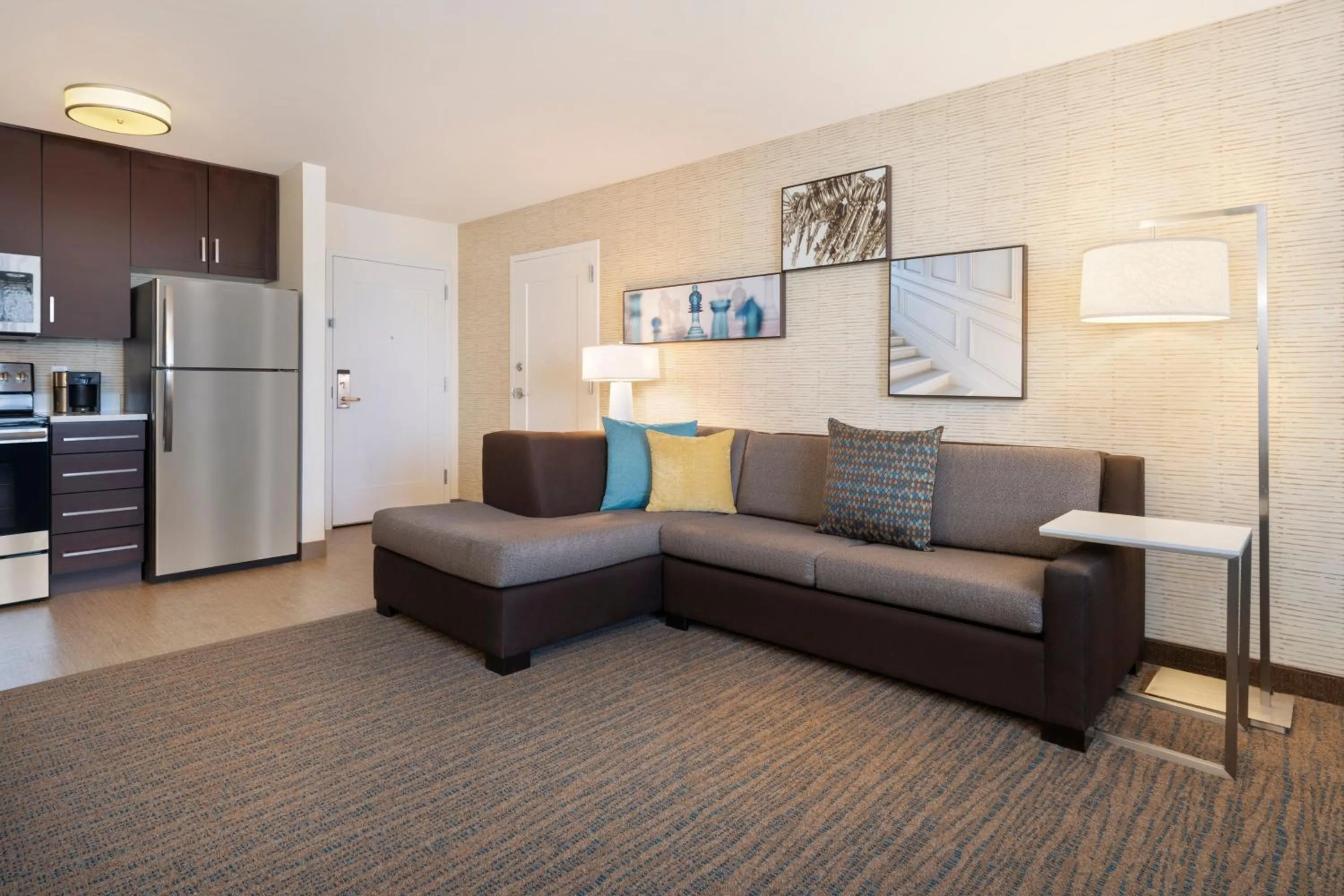 Living room in Residence Inn by Marriott Boston Bridgewater