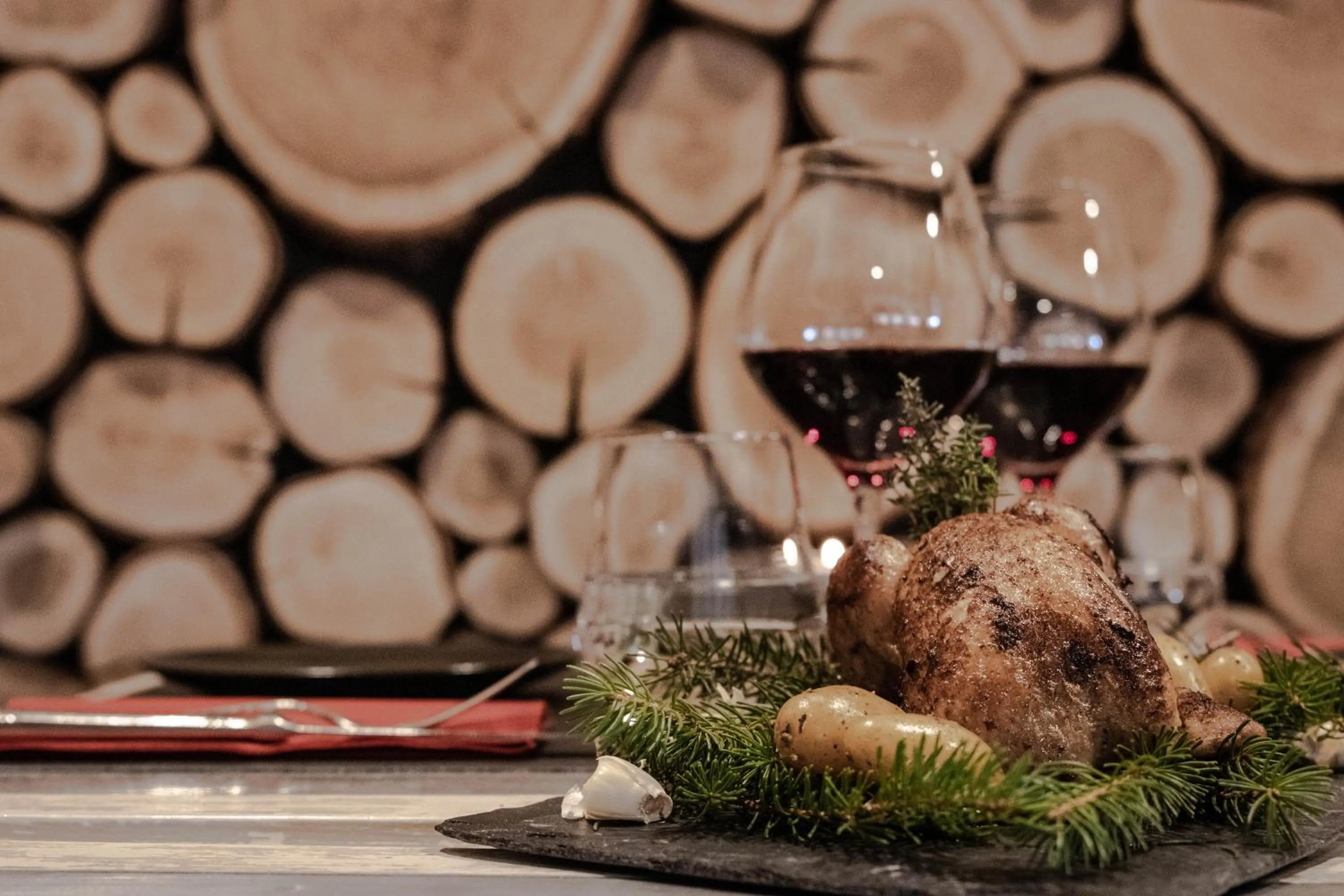 Food and drinks in Hotel L'Etable