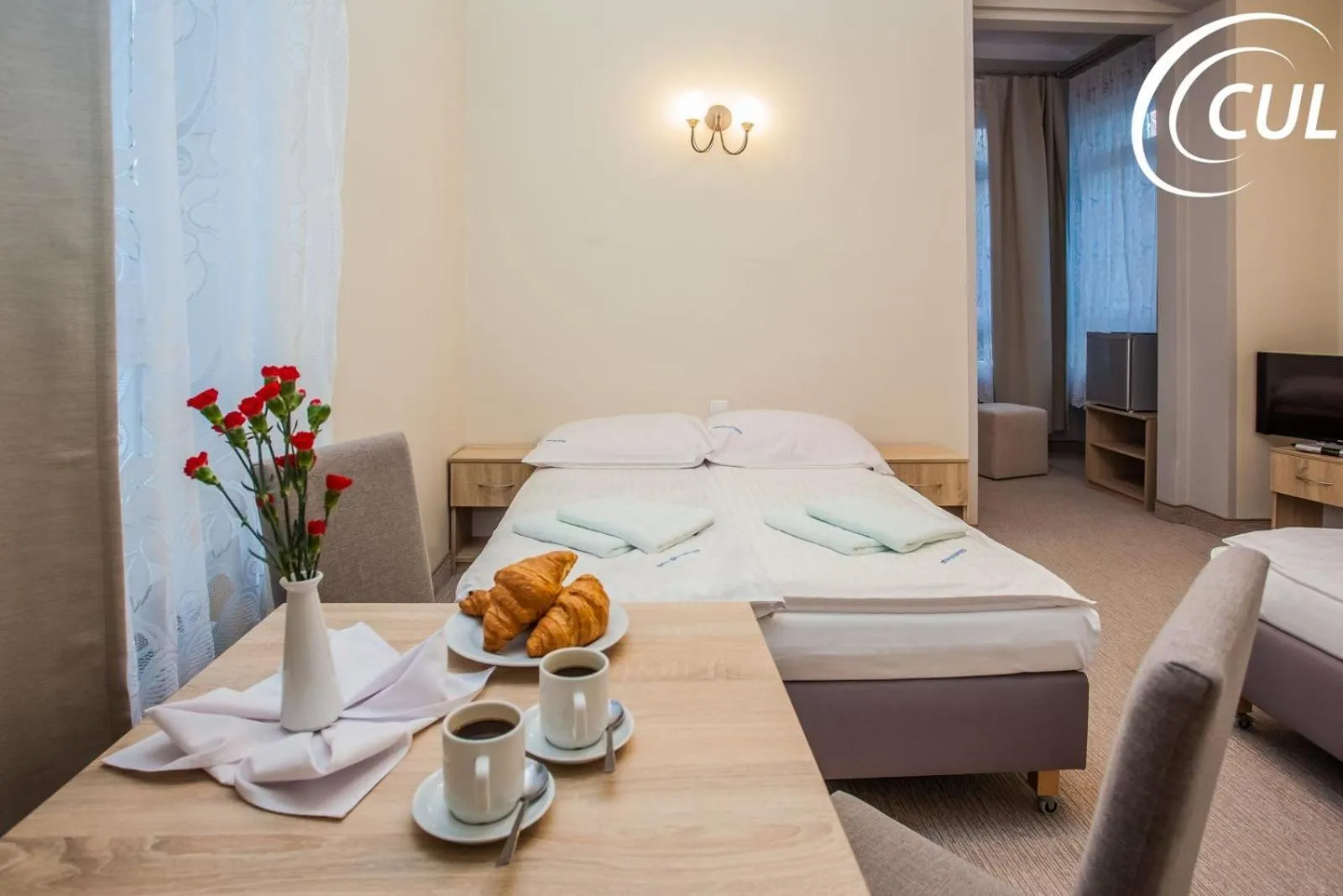 Photo of the whole room, Bed in OSW Świnoujście Rybitwa