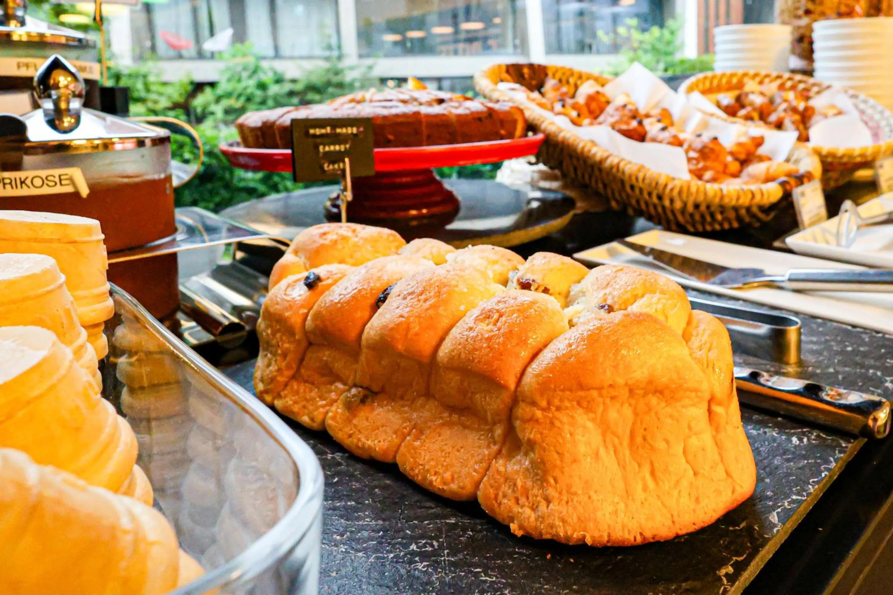 Buffet breakfast in Hotel Gat Point Charlie